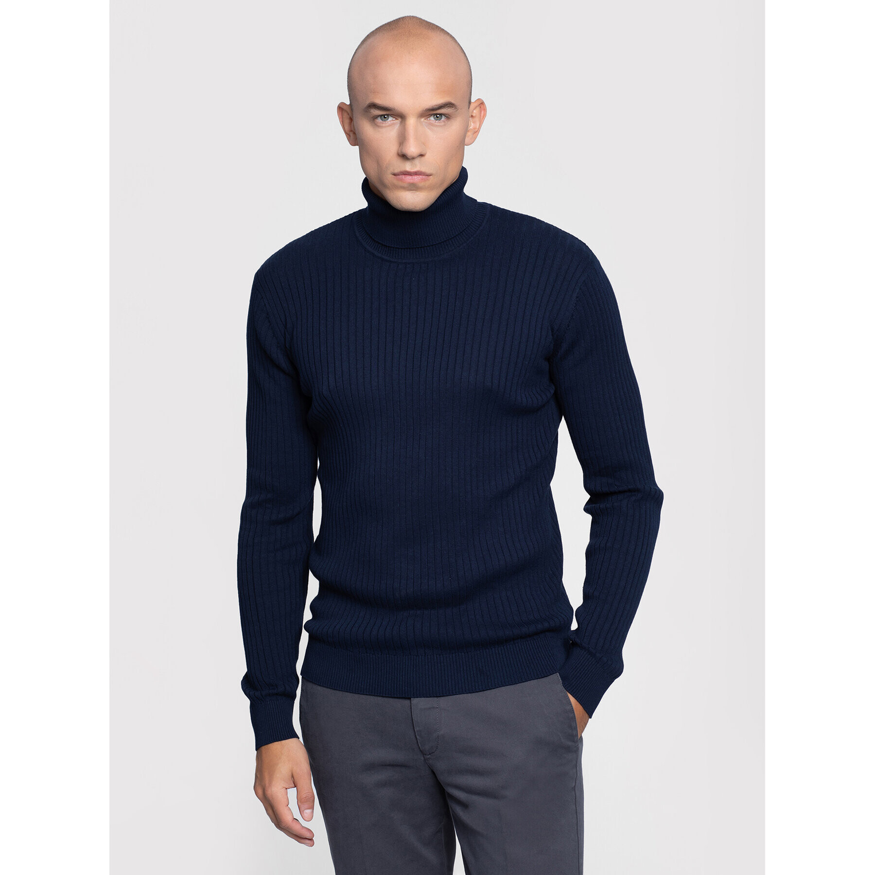 Vistula Bluză cu gât Antero Bis XA0911 Bleumarin Regular Fit - Pled.ro