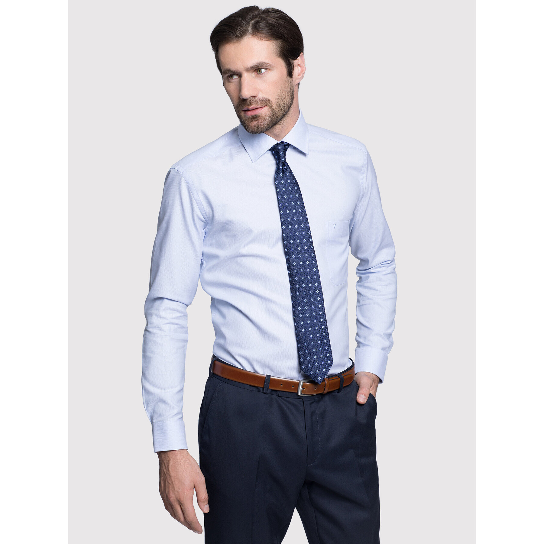 Vistula Cămașă Leoni XA0589 Albastru Slim Fit - Pled.ro