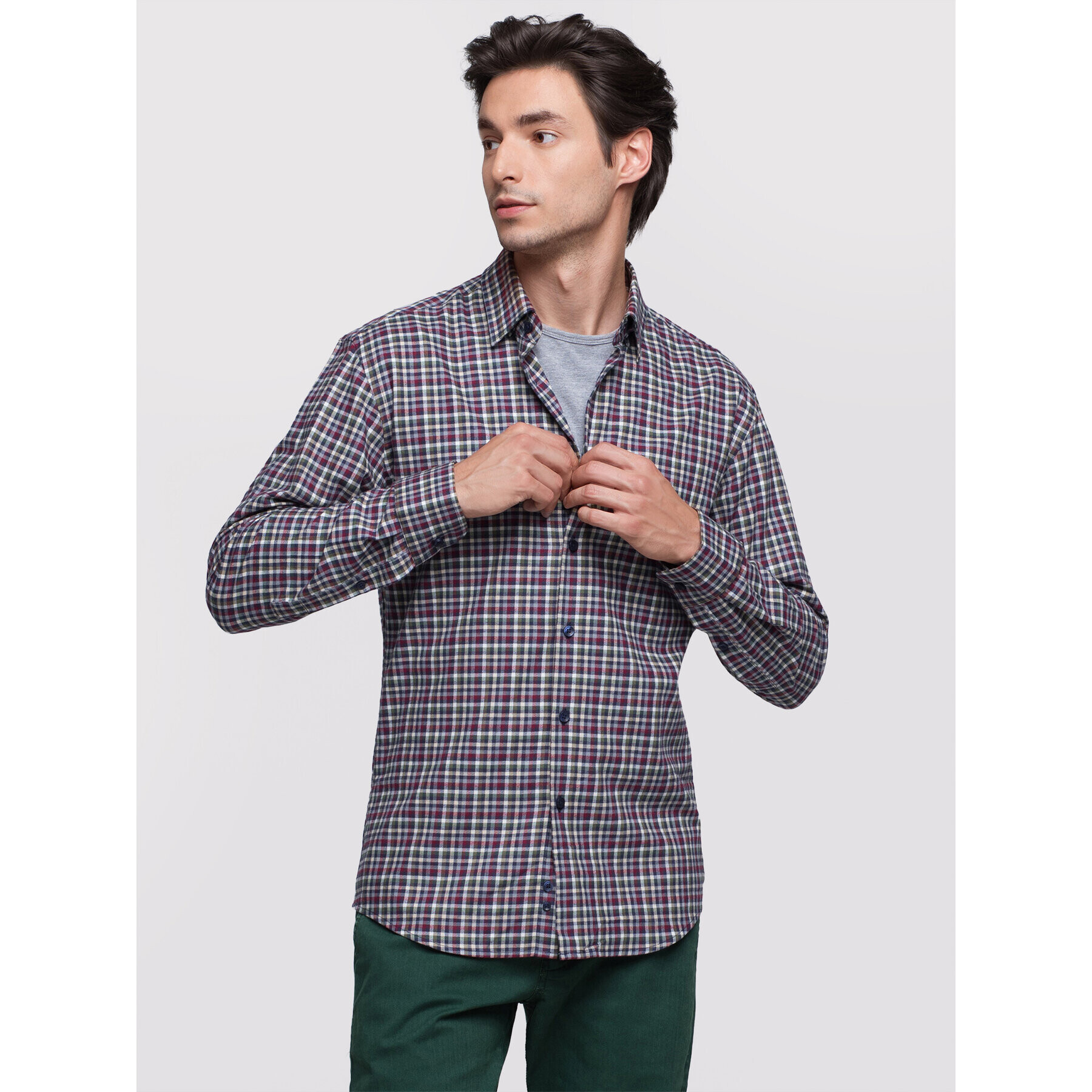 Vistula Cămașă Milans XA0723 Colorat Slim Fit - Pled.ro