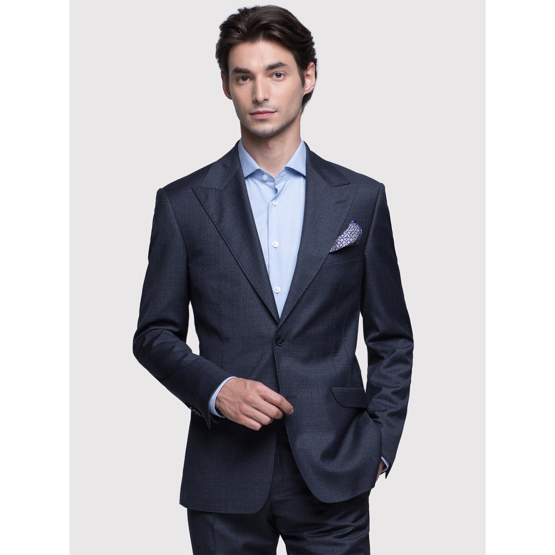 Vistula Costum Lozanna Uno Z VI0614 Bleumarin Super Slim Fit - Pled.ro