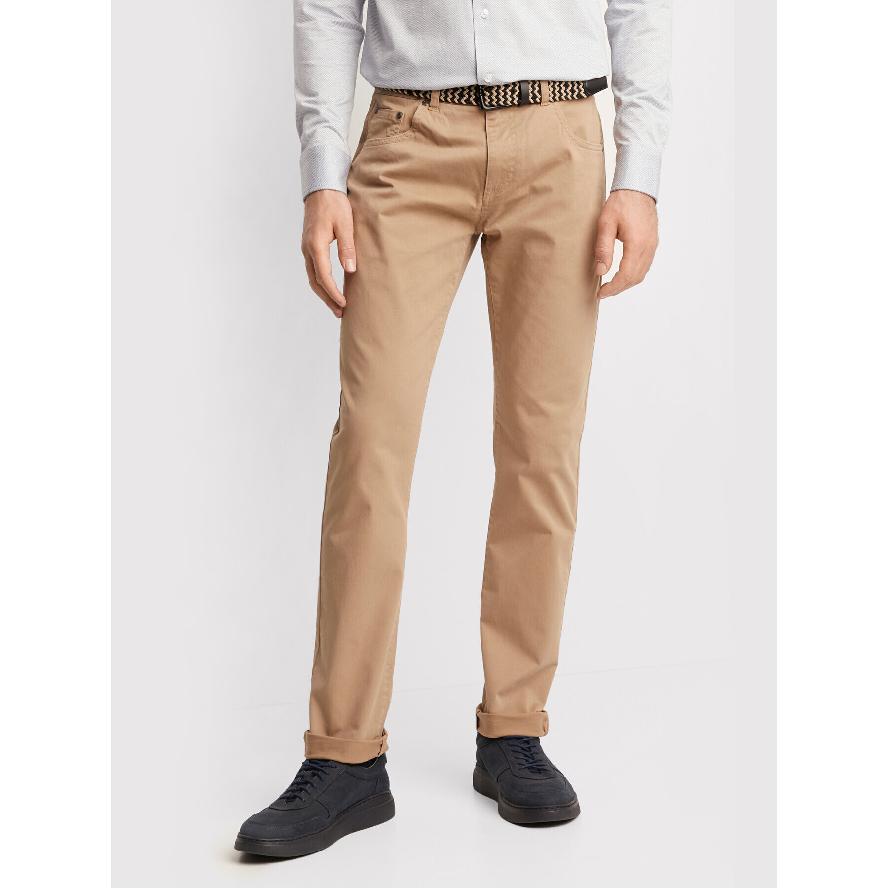 Vistula Pantaloni din material Baldwin XA1299 Bej Slim Fit - Pled.ro