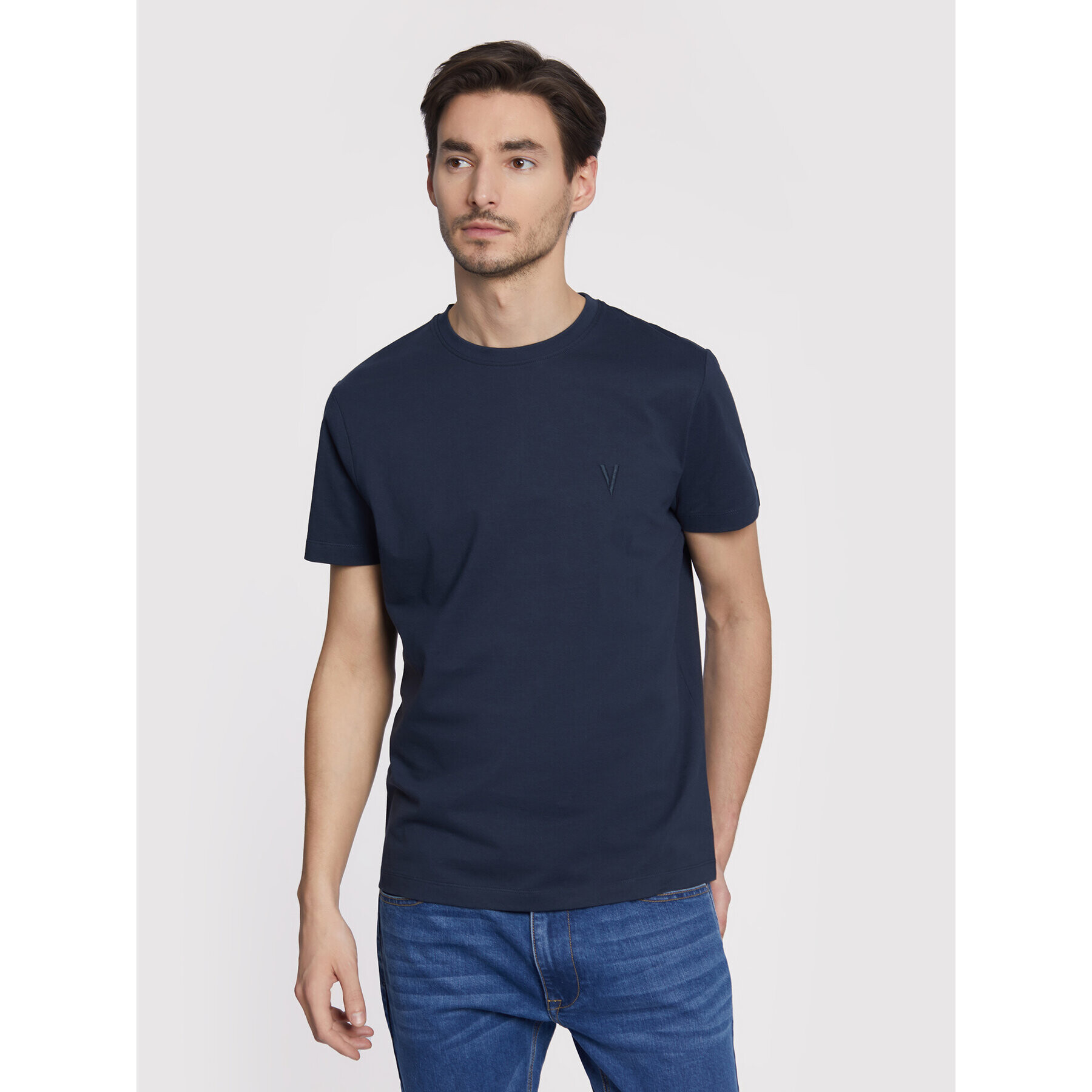 Vistula Tricou Harding XA1249 Bleumarin Regular Fit - Pled.ro