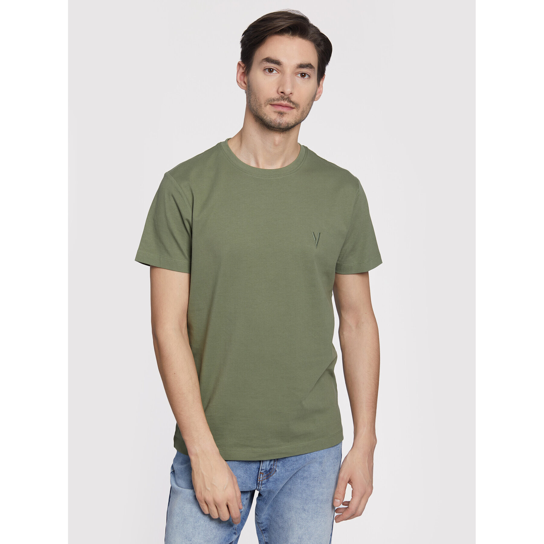 Vistula Tricou Harding XA1328 Verde Regular Fit - Pled.ro