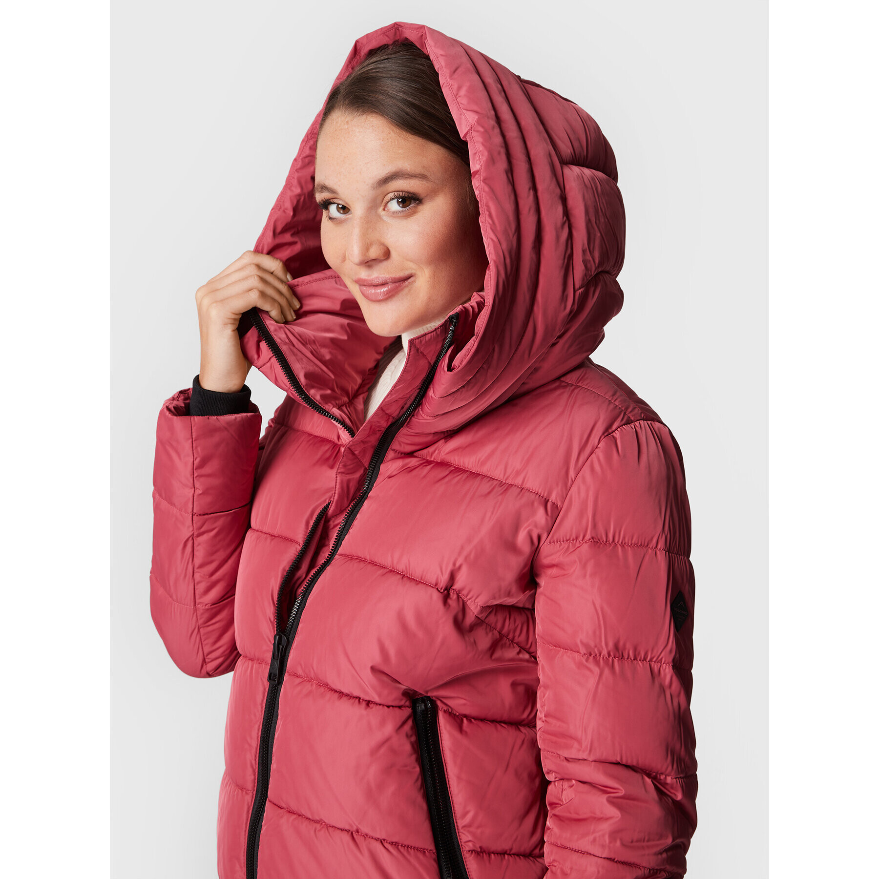 Volcano Geacă din puf J-Rozali L06354-W23 Roz Regular Fit - Pled.ro