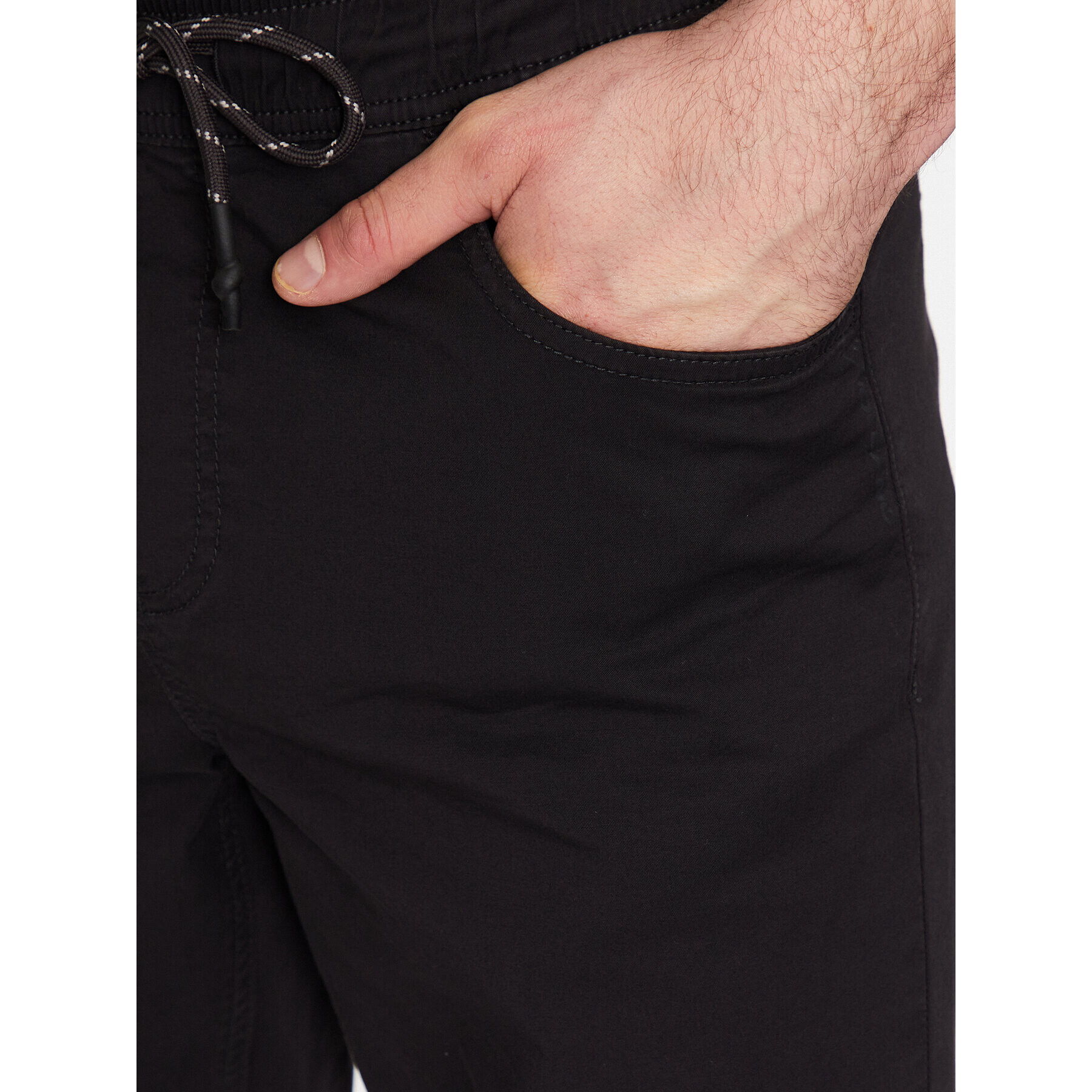 Volcano Pantaloni din material M07236-S23 Gri Regular Fit - Pled.ro