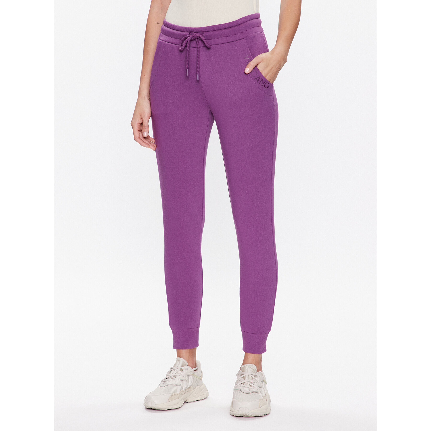 Volcano Pantaloni trening N-Alis L28169-S23 Violet Regular Fit - Pled.ro