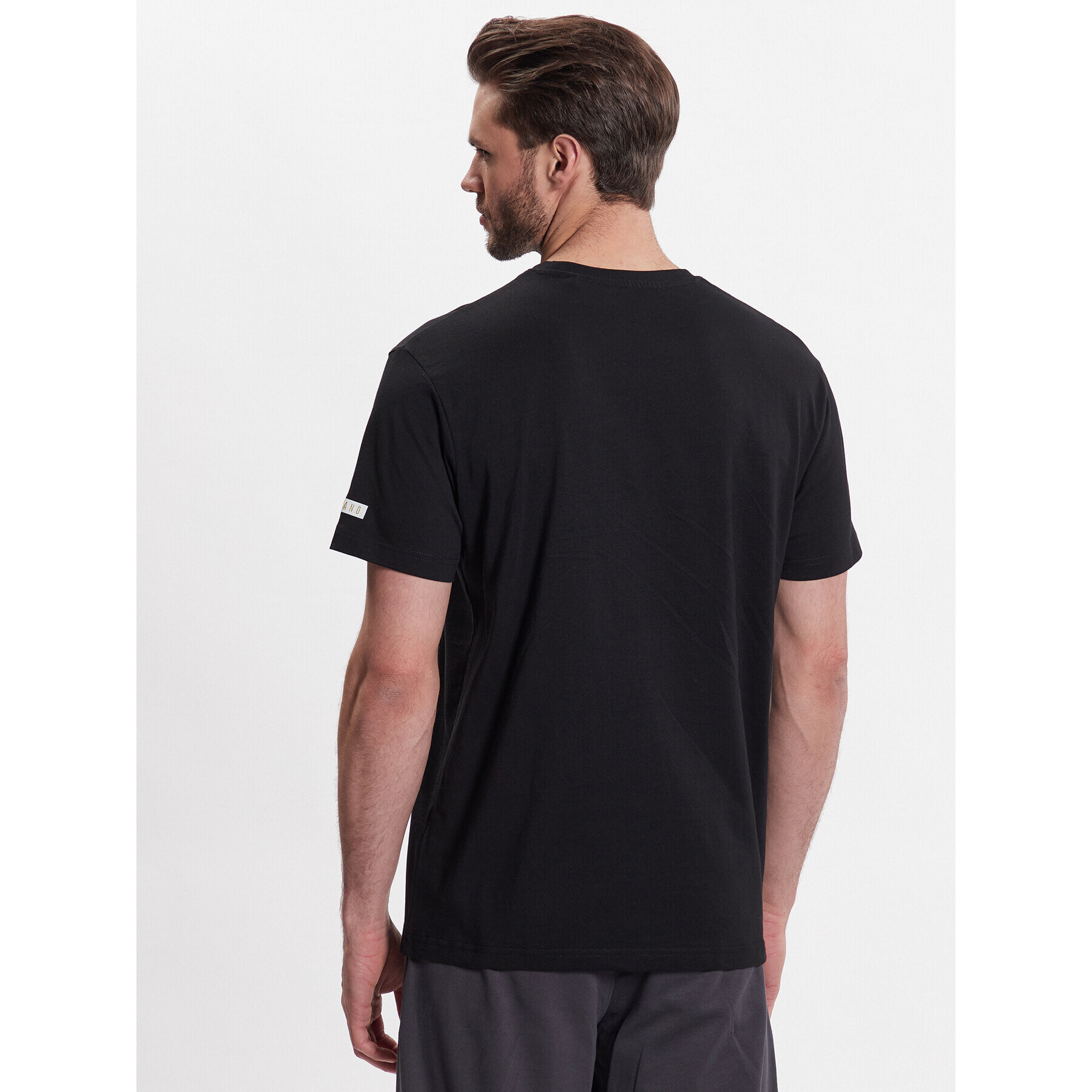 Volcano Tricou T-Brad M02018-S23 Negru Regular Fit - Pled.ro