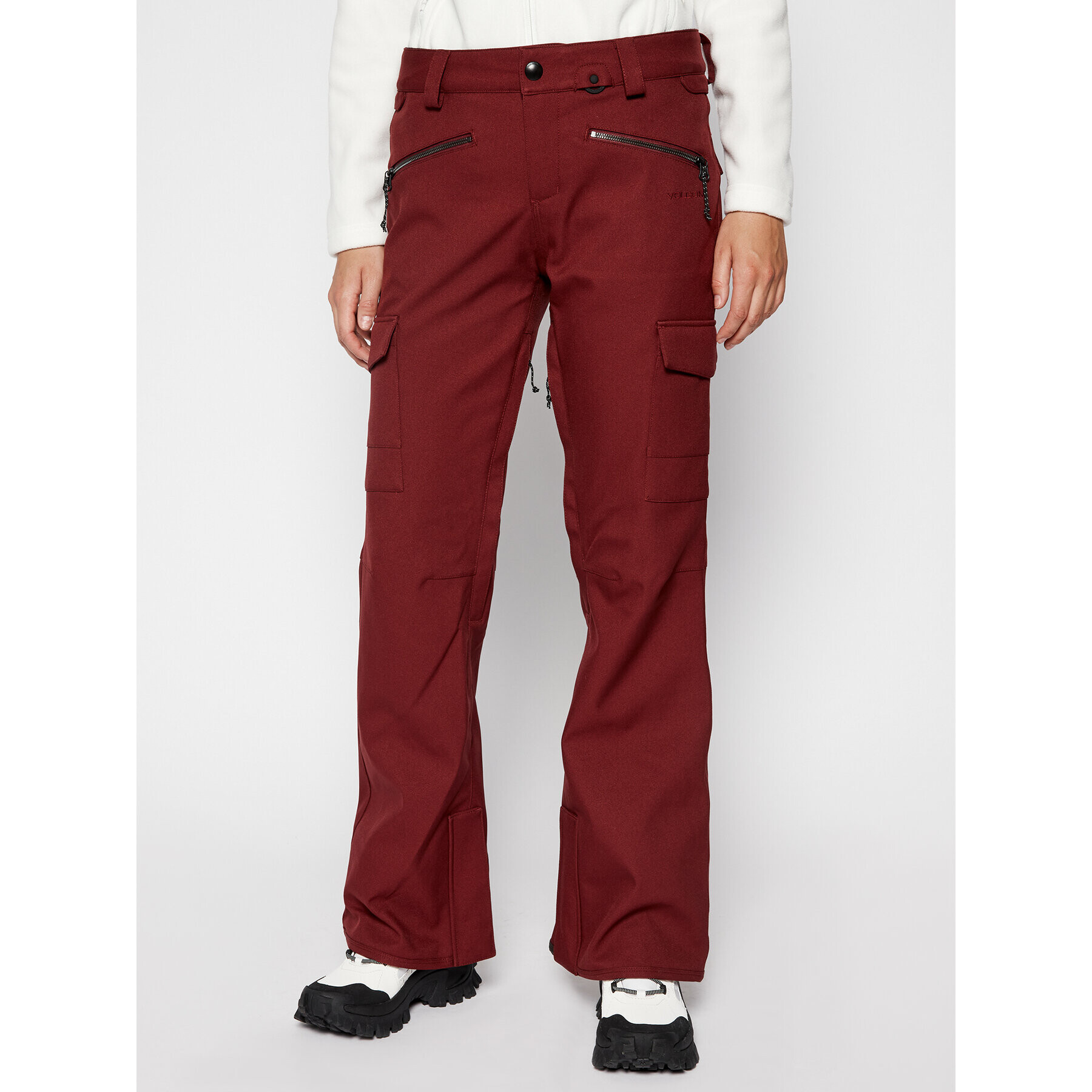 Volcom Pantaloni pentru snowboard Grace Stretch H1352007 Vișiniu Modern Slim Fit - Pled.ro