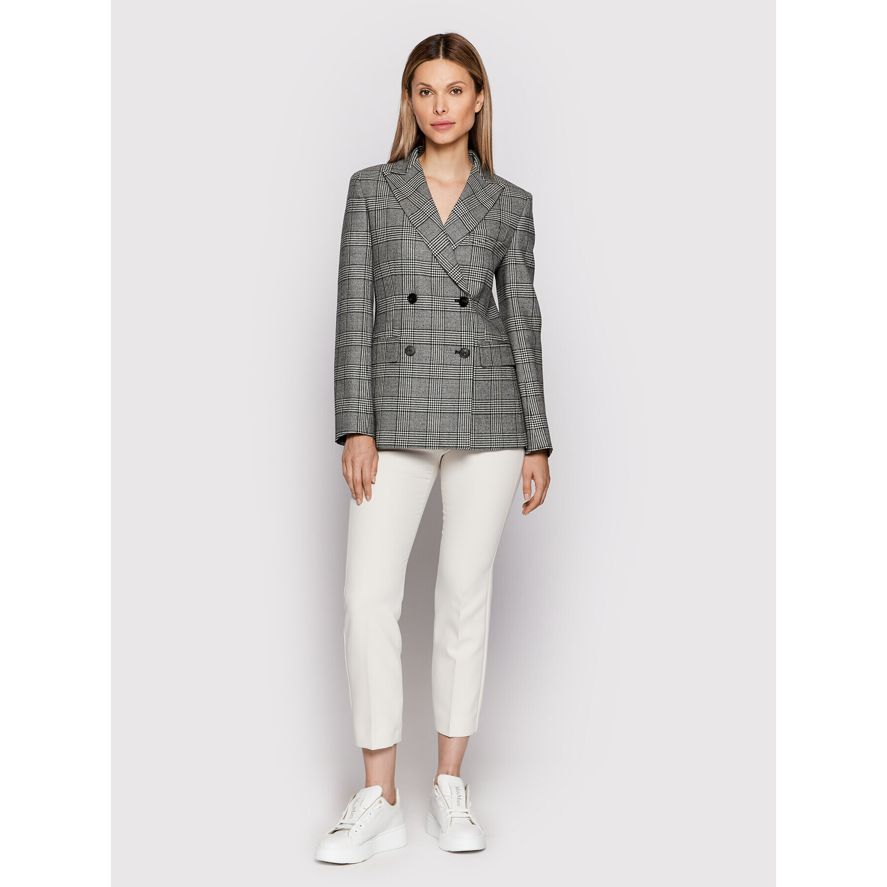 Weekend Max Mara Blazer Bronte 50460529 Negru Regular Fit - Pled.ro