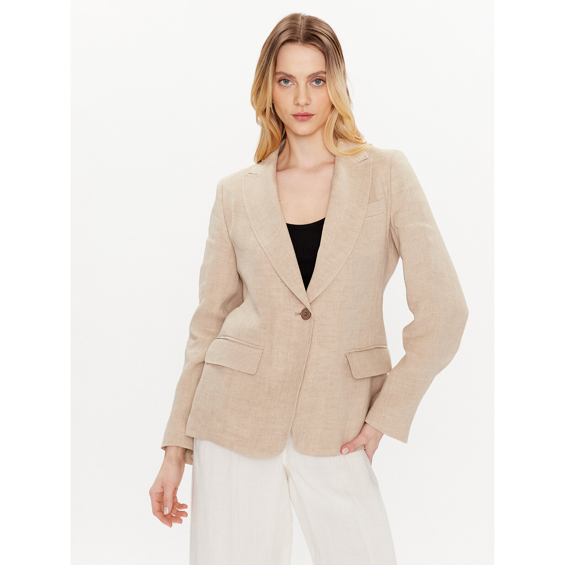 Weekend Max Mara Sacou Nalut 2350410431 Bej Regular Fit - Pled.ro