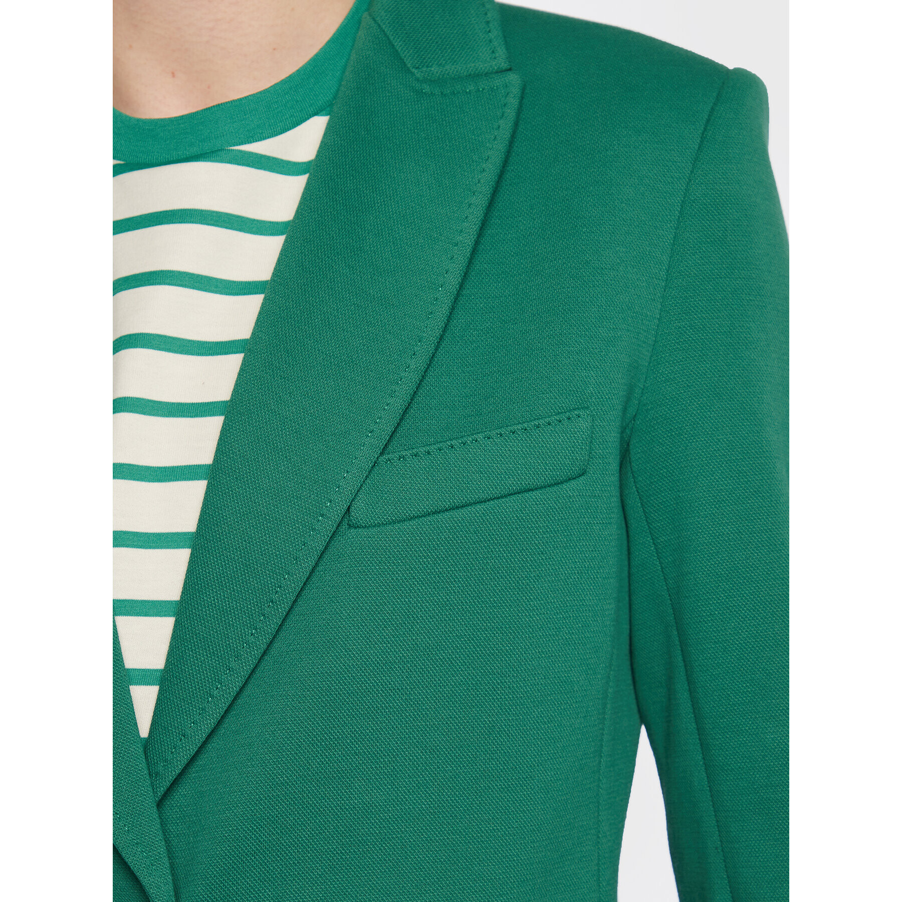 Weekend Max Mara Blazer Ravenna 23591103 Verde Regular Fit - Pled.ro