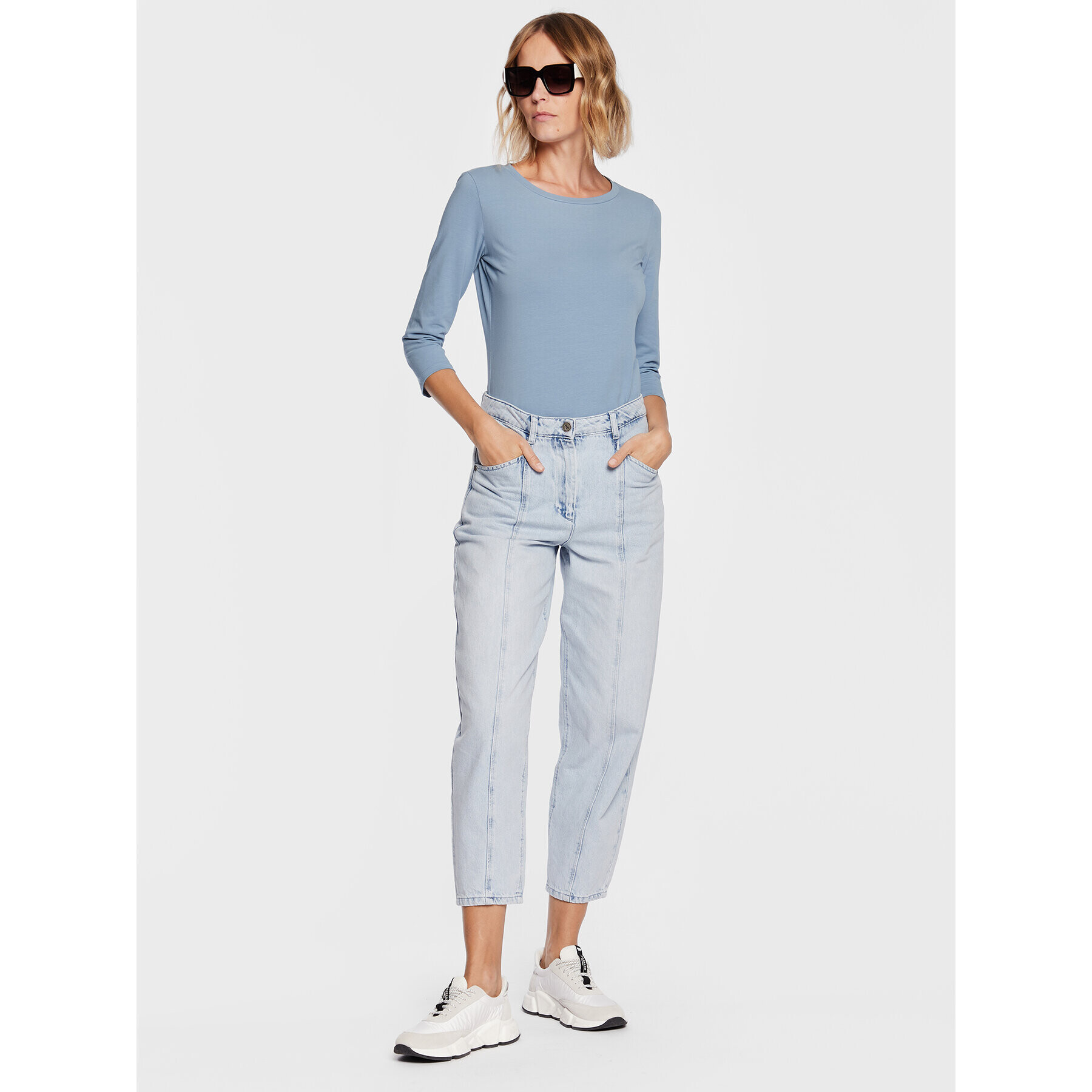 Weekend Max Mara Bluză Multia 23597105 Albastru Regular Fit - Pled.ro