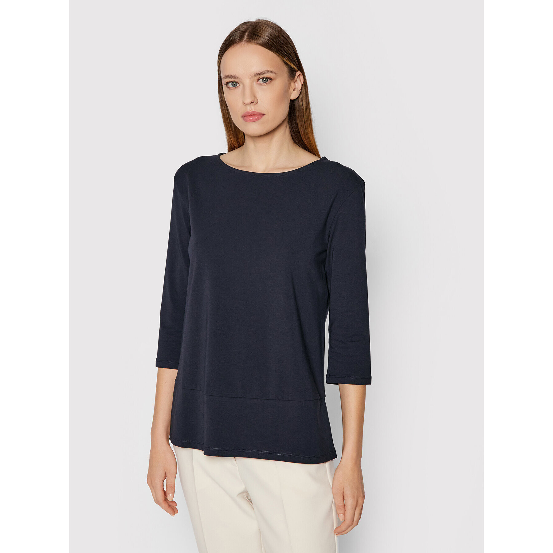 Weekend Max Mara Bluză Multia 59460919 Bleumarin Regular Fit - Pled.ro