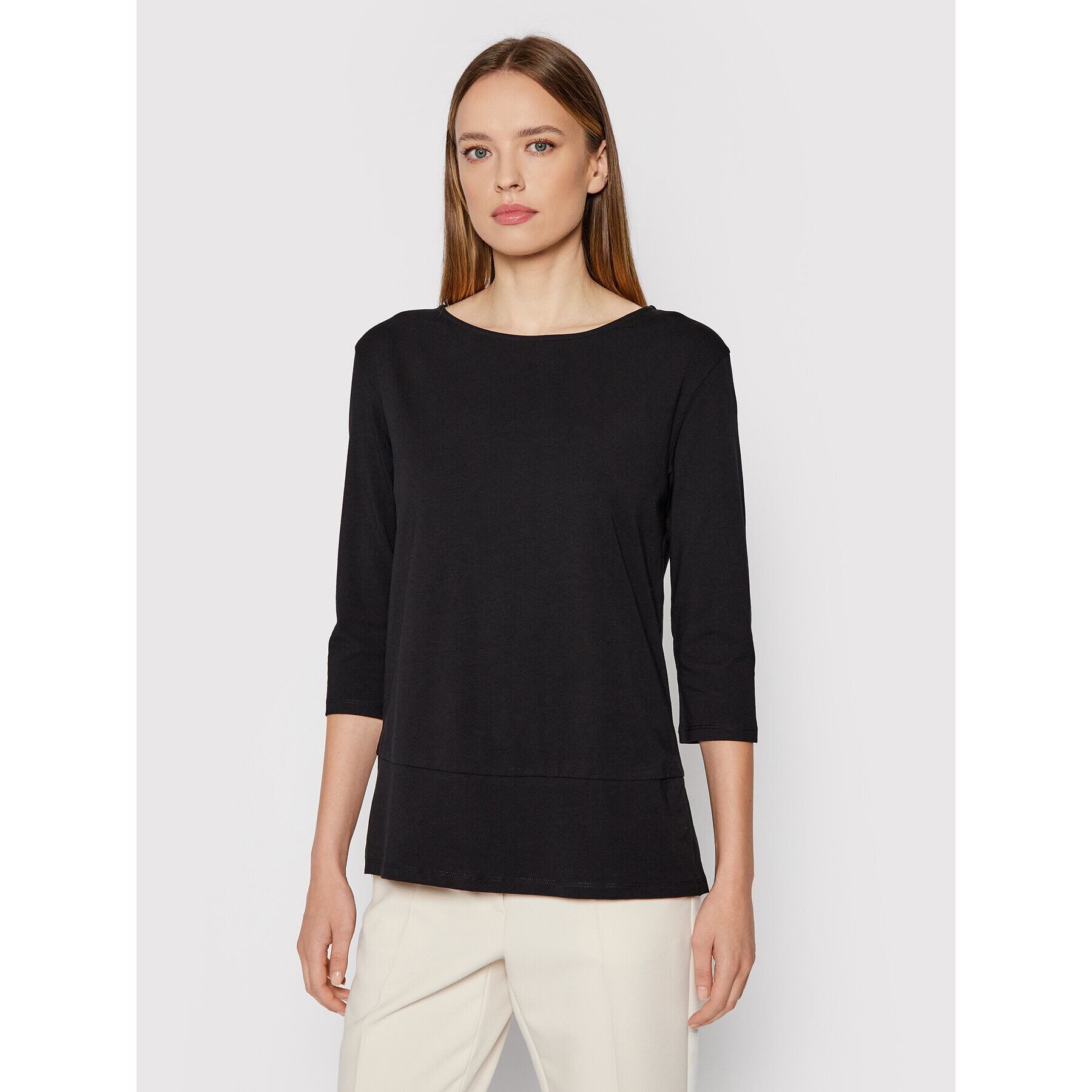 Weekend Max Mara Bluză Multia 59460919 Negru Regular Fit - Pled.ro