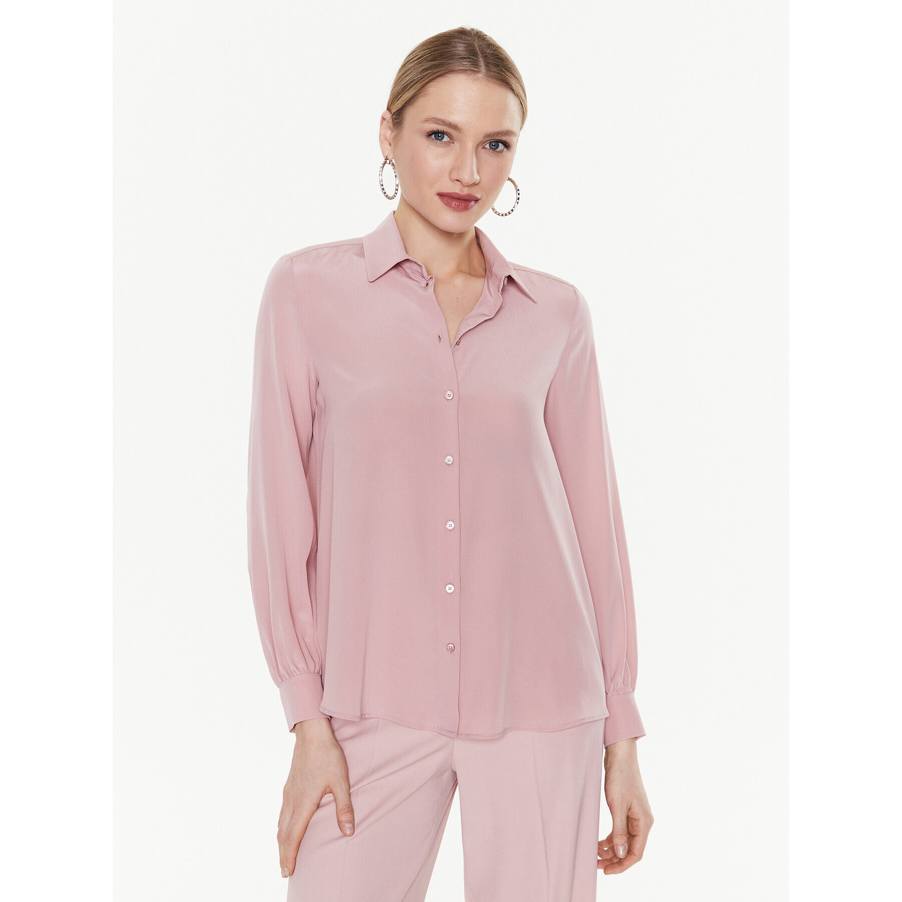 Weekend Max Mara Cămașă Geo 23511105 Roz Regular Fit - Pled.ro