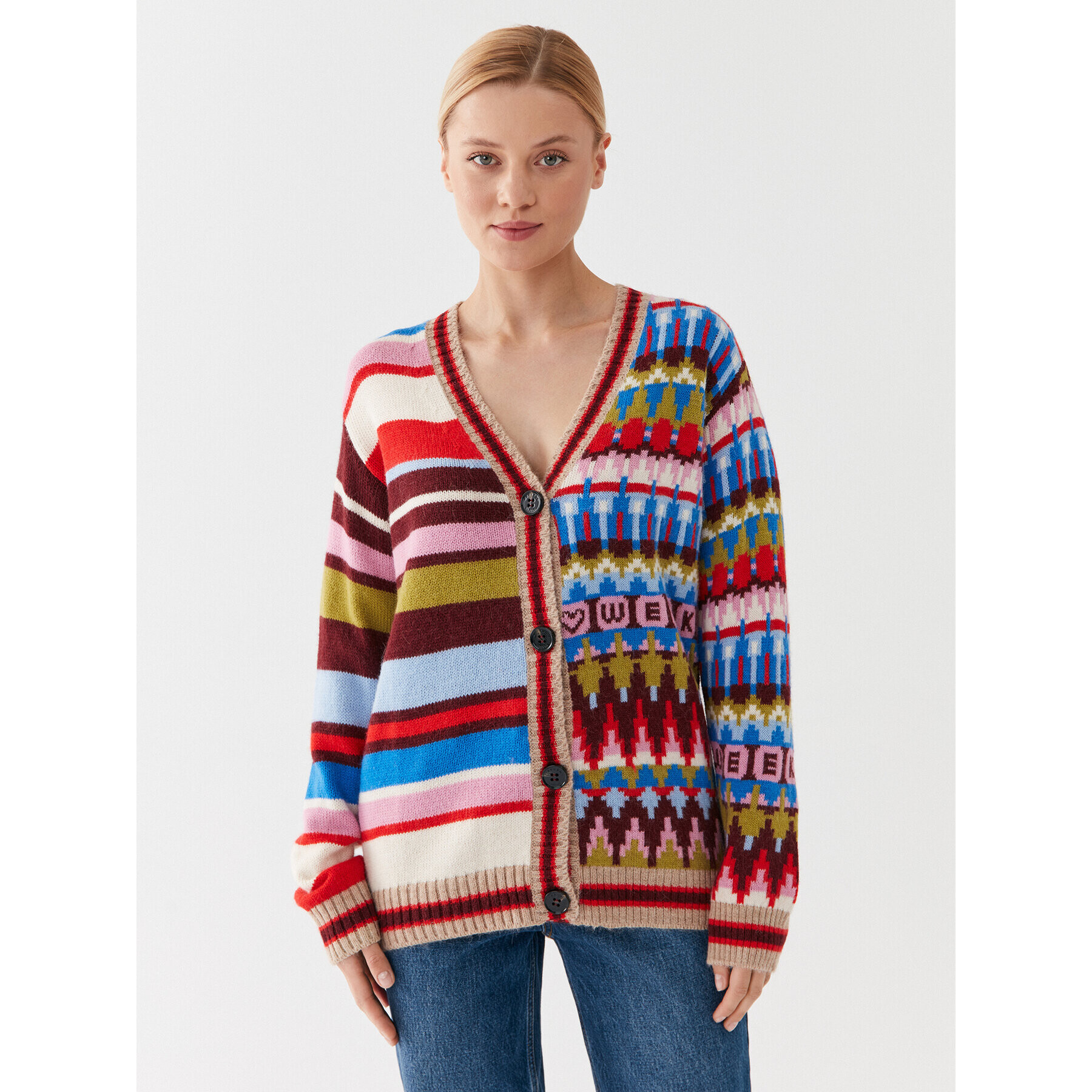 Weekend Max Mara Cardigan Austero 2353460539 Colorat Regular Fit - Pled.ro