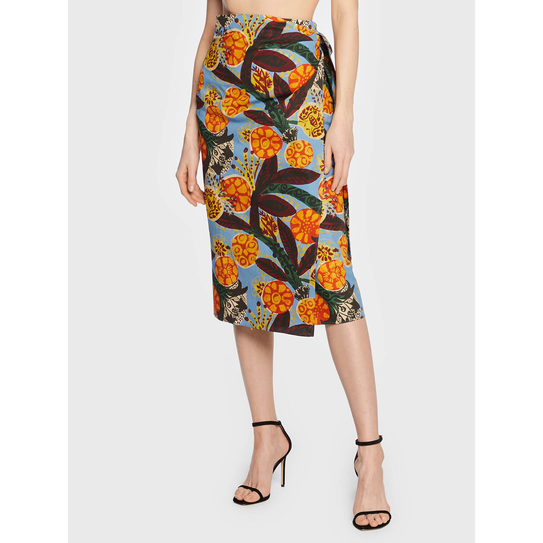 Weekend Max Mara Fustă midi Fiore 23510103 Colorat Regular Fit - Pled.ro