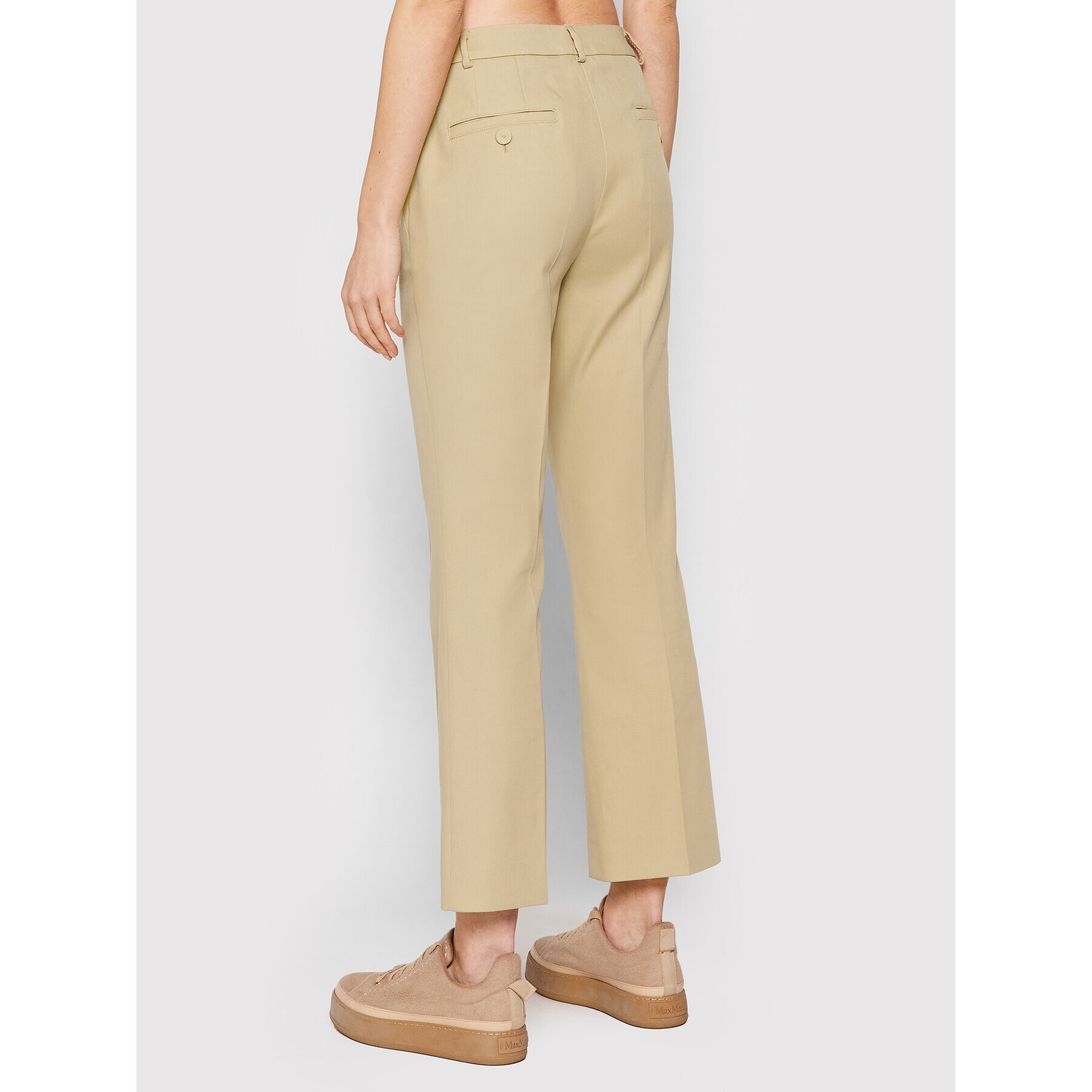 Weekend Max Mara Pantaloni chino Zeda 51310227 Bej Regular Fit - Pled.ro