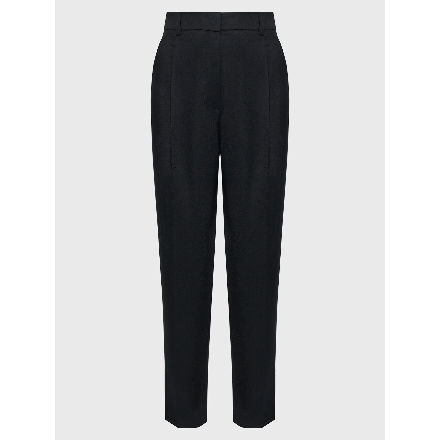 Weekend Max Mara Pantaloni din material Bussola 51360523 Negru Regular Fit - Pled.ro