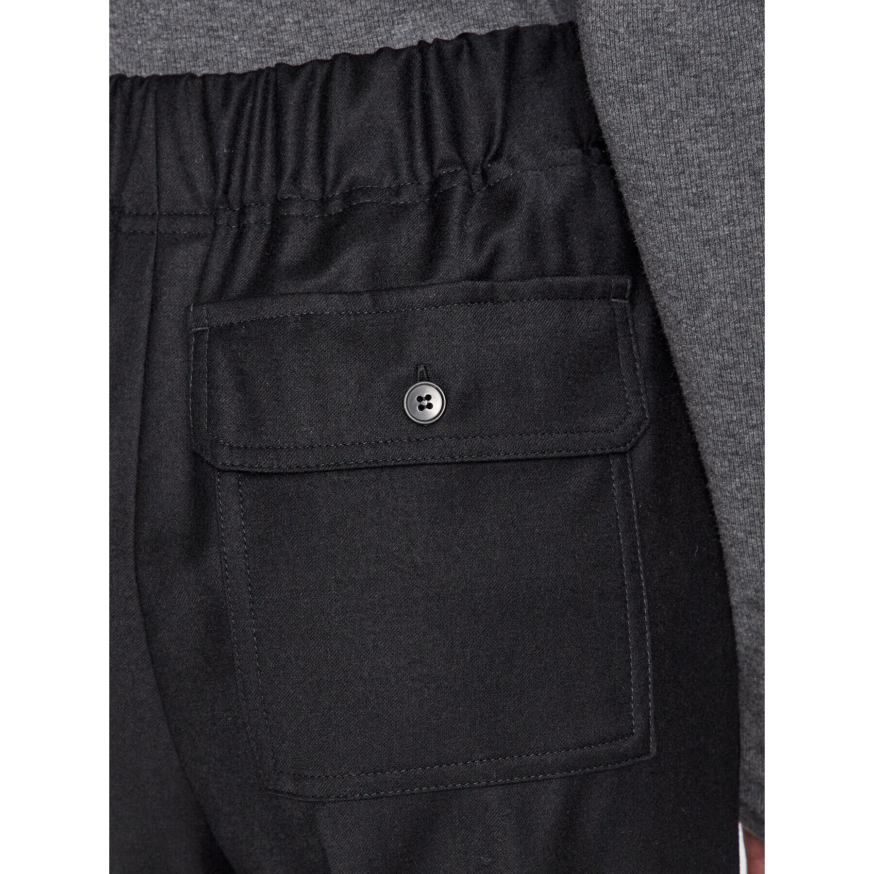 Weekend Max Mara Pantaloni din material Cambra 2351360833 Negru Regular Fit - Pled.ro