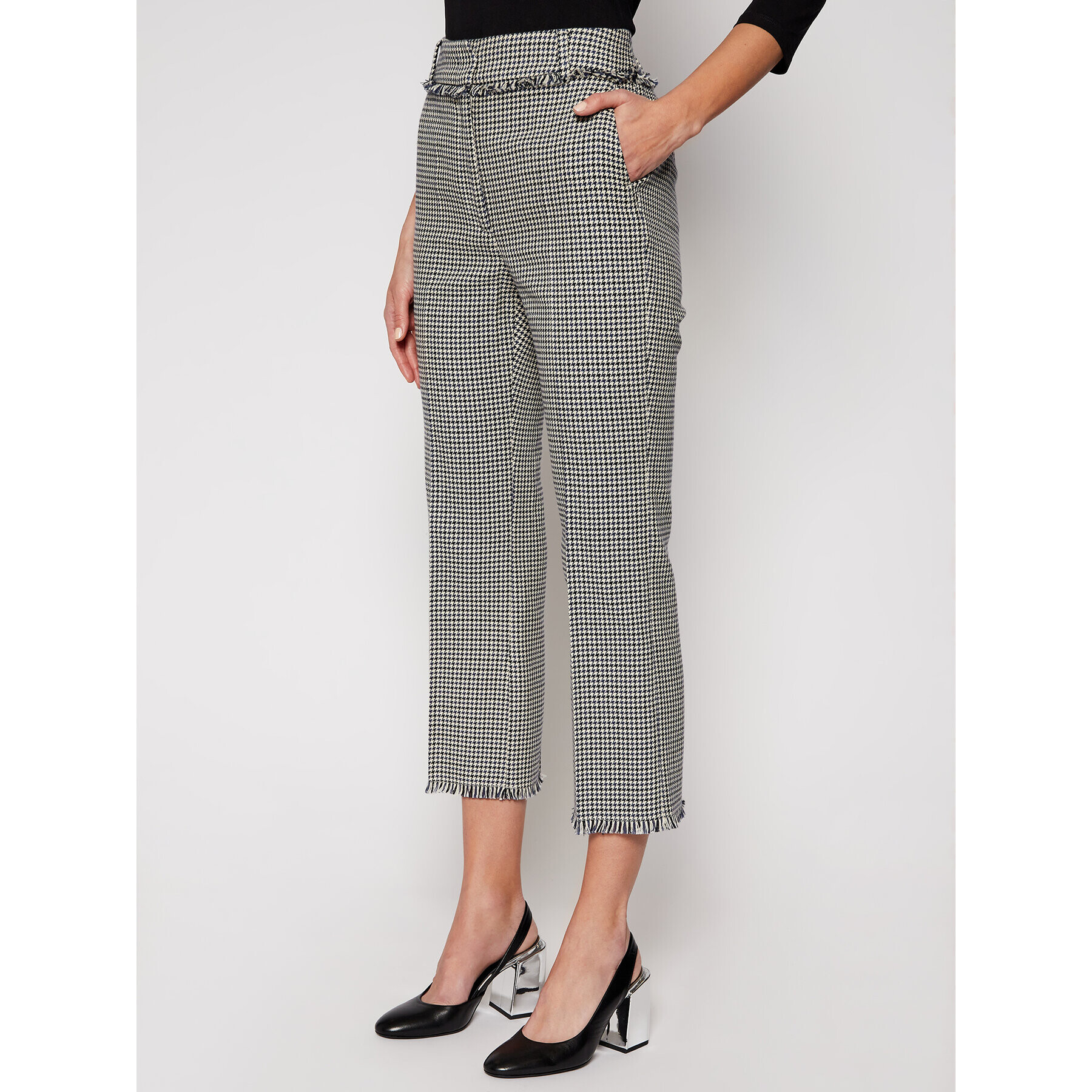 Weekend Max Mara Pantaloni din material Edda 51310417 Colorat Regular Fit - Pled.ro