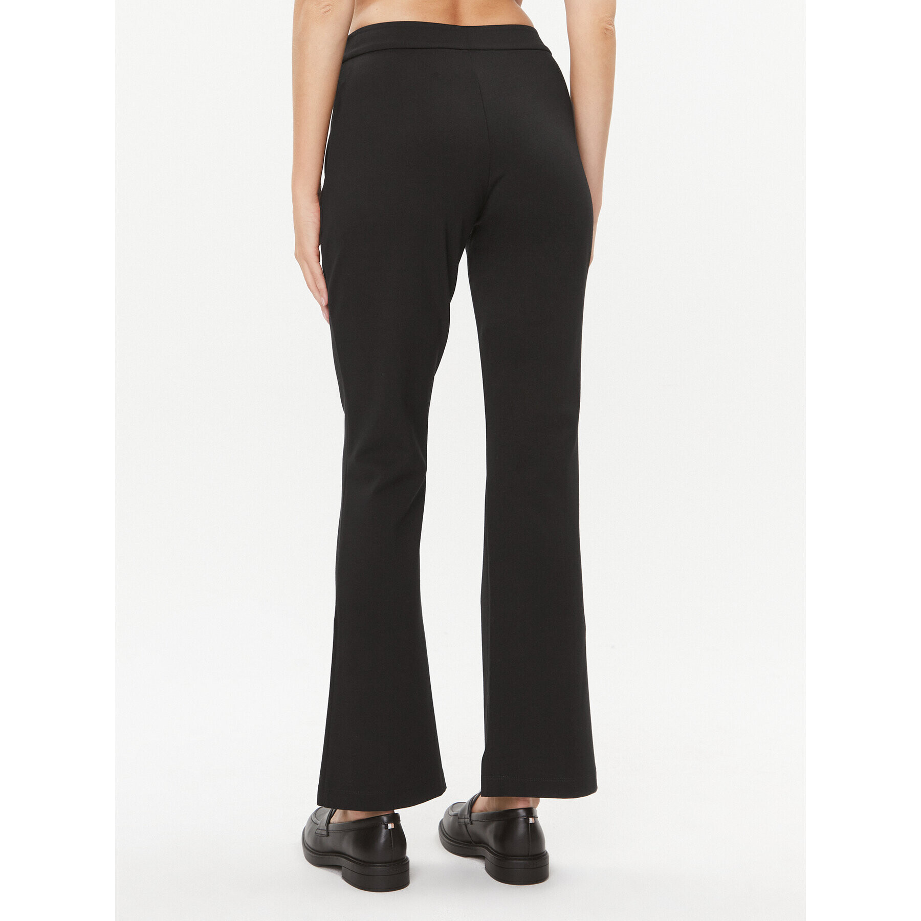 Weekend Max Mara Pantaloni din material Goya 2357860433 Negru Straight Fit - Pled.ro