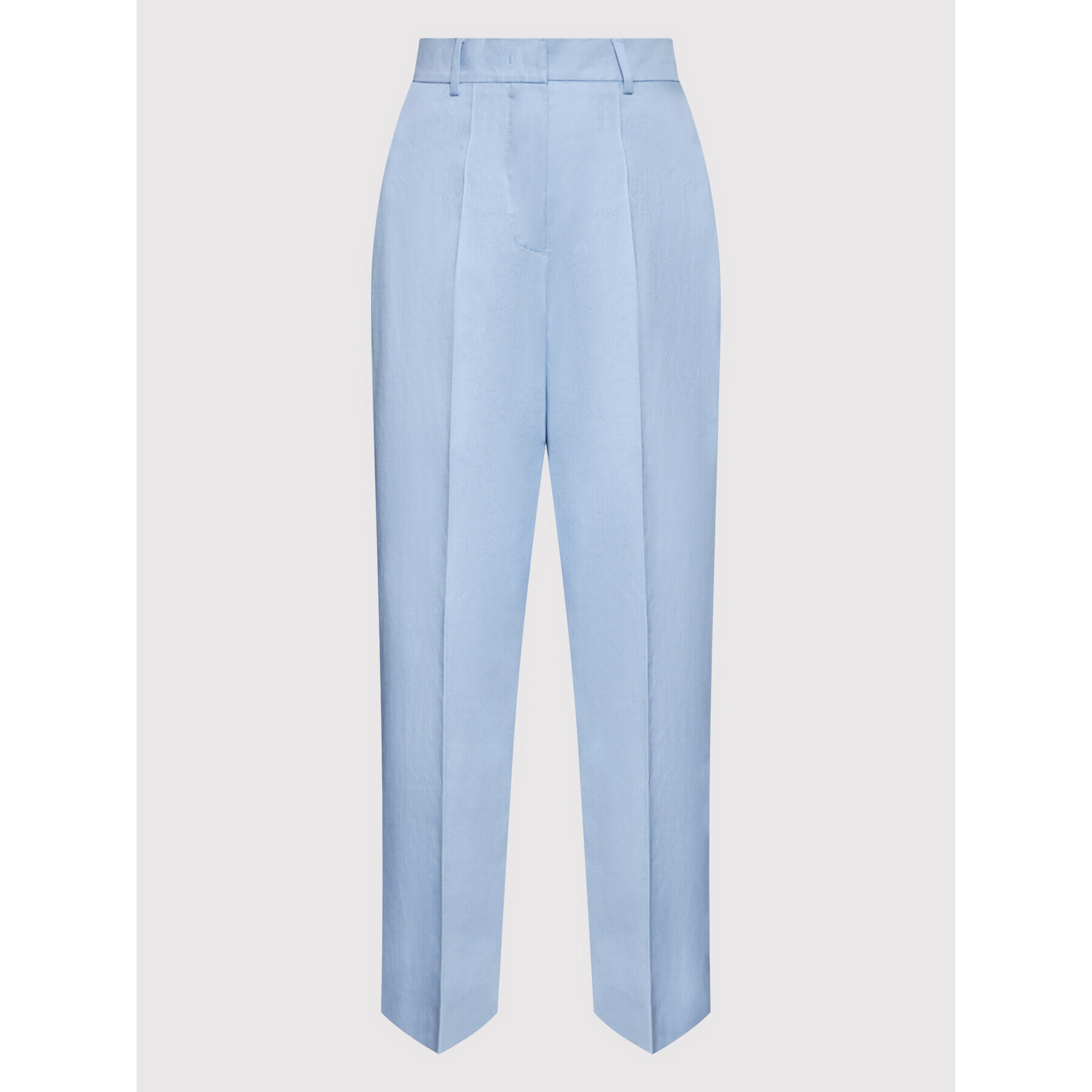 Weekend Max Mara Pantaloni din material Zircone 51310621 Albastru Regular Fit - Pled.ro