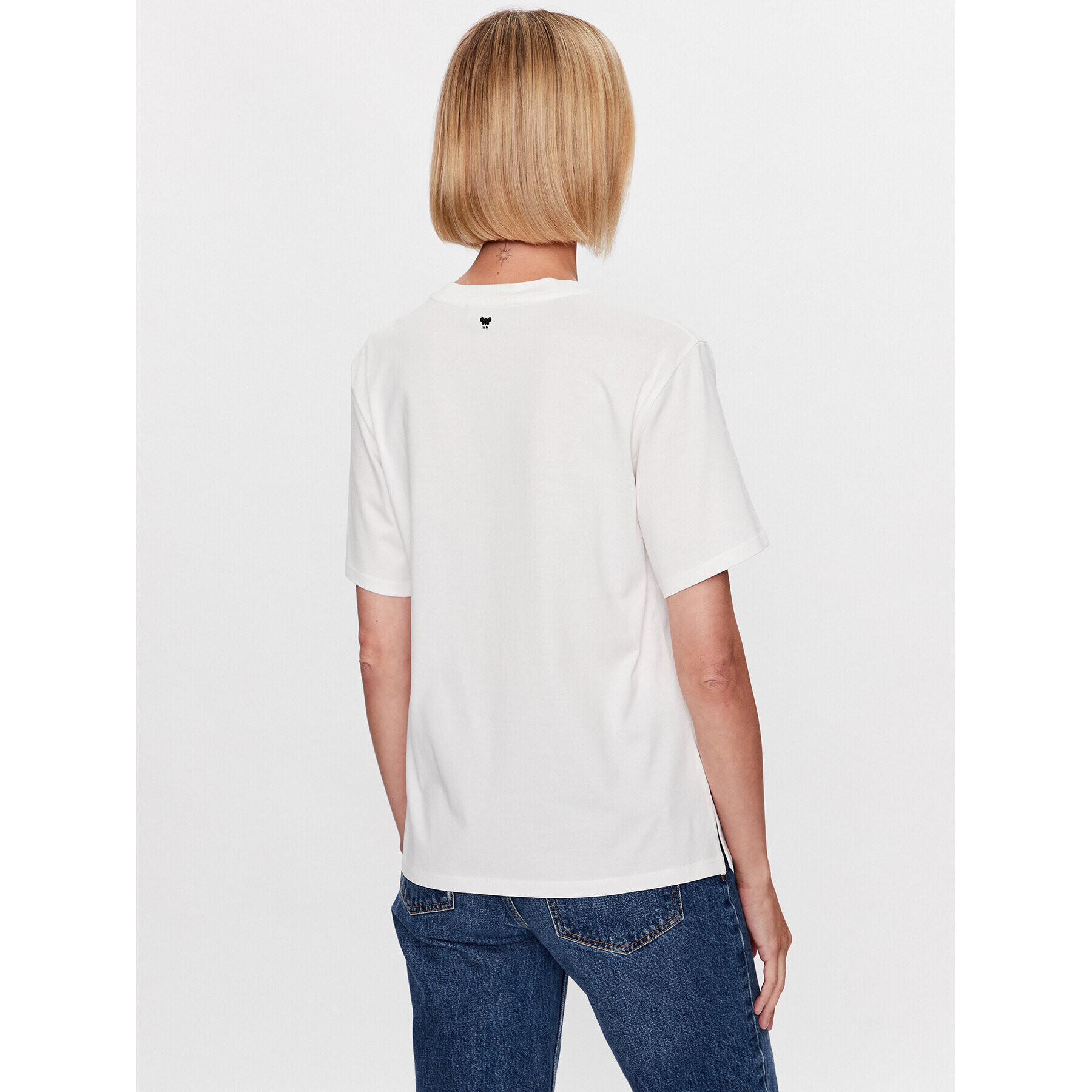 Weekend Max Mara Tricou Denaro 23597605 Alb Regular Fit - Pled.ro