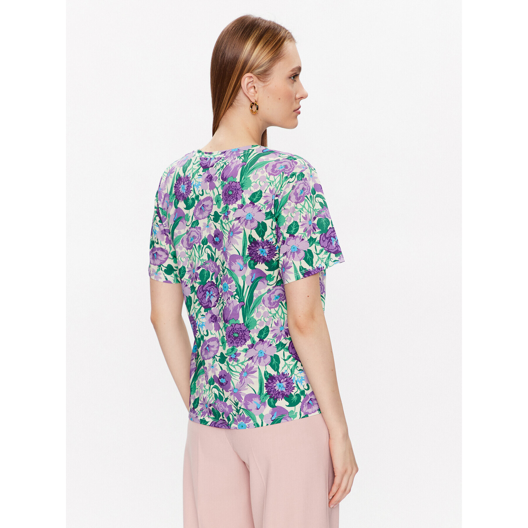 Weekend Max Mara Tricou Dula 2359710231 Violet Regular Fit - Pled.ro