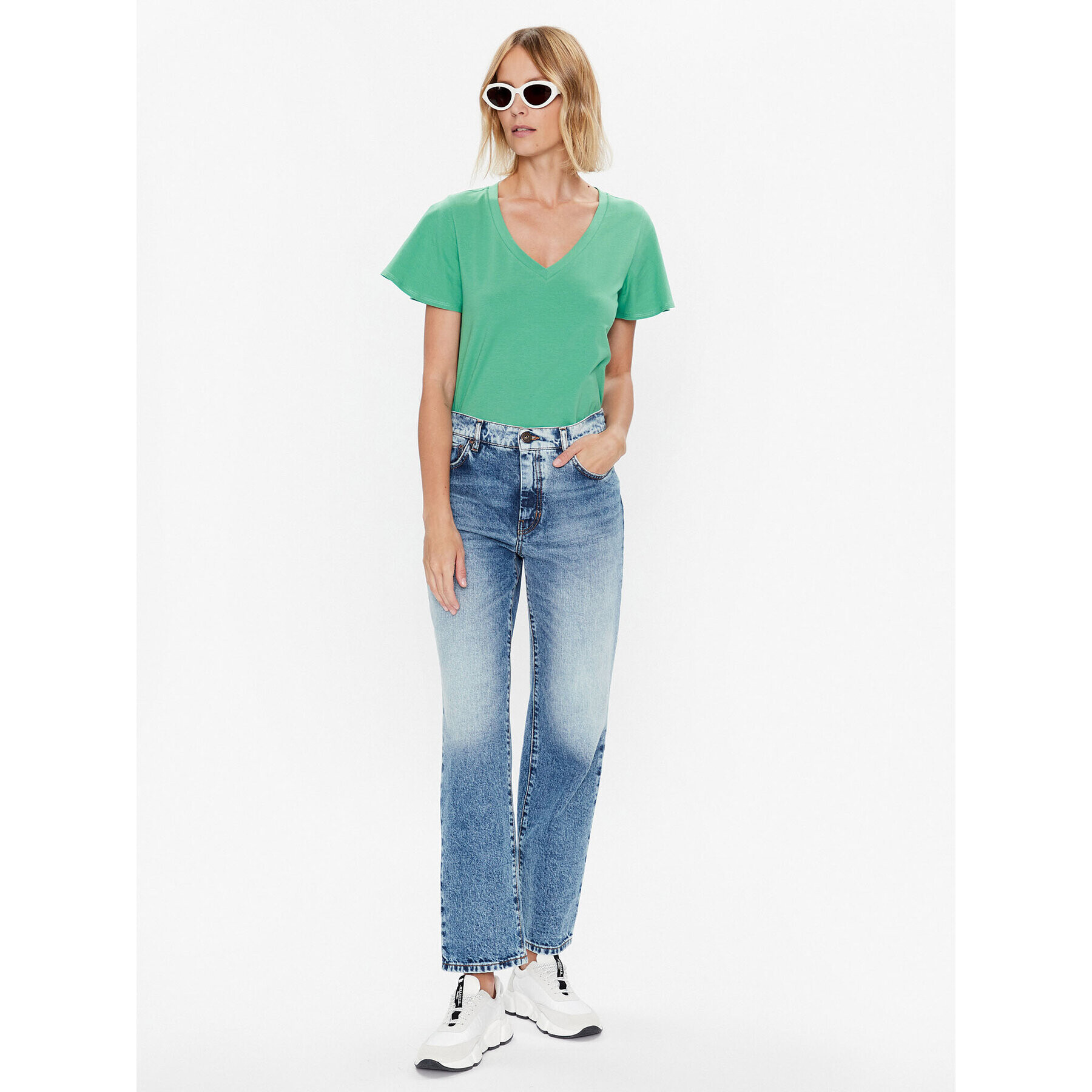 Weekend Max Mara Tricou Multie 2359410731 Verde Regular Fit - Pled.ro