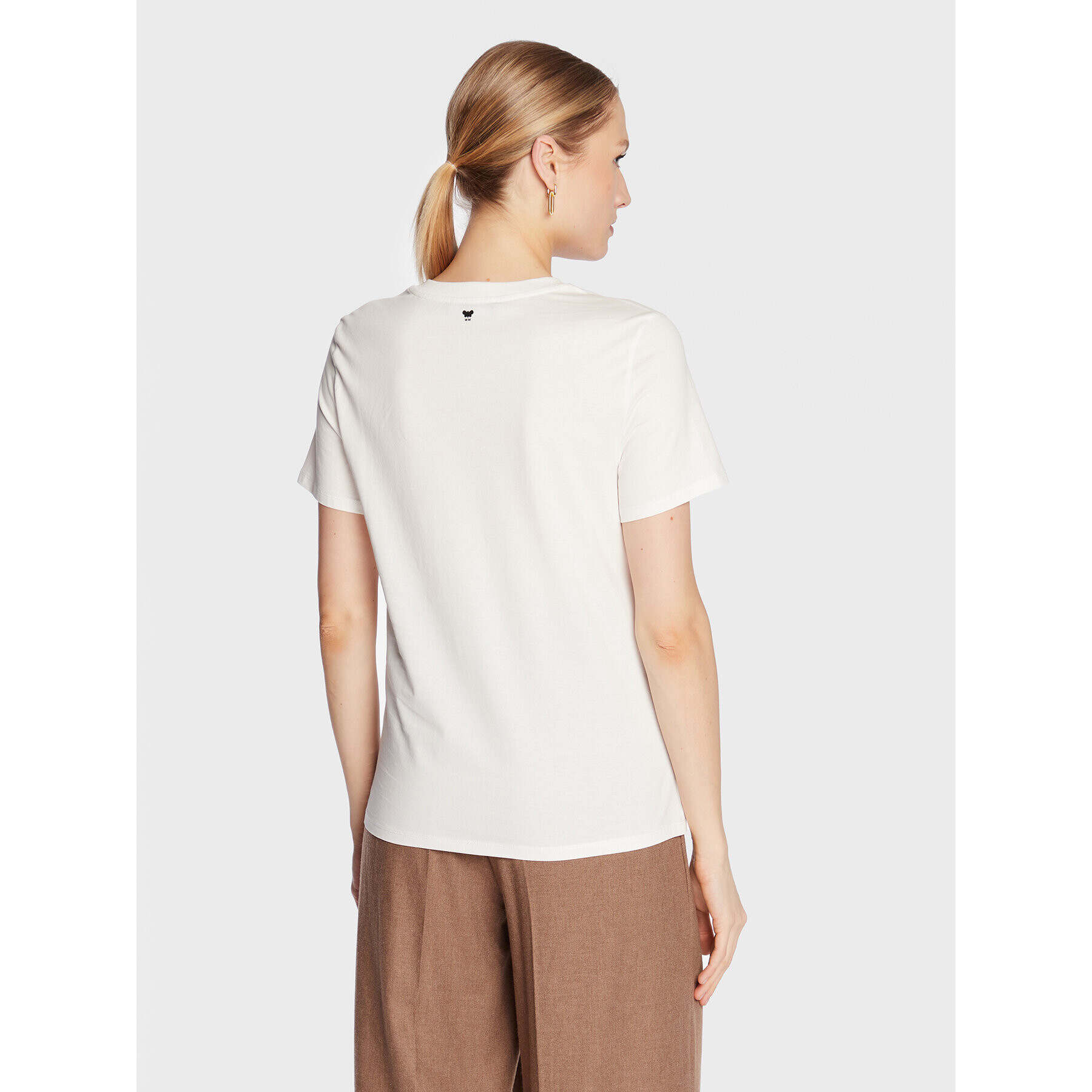 Weekend Max Mara Tricou Murano 23597106 Alb Regular Fit - Pled.ro