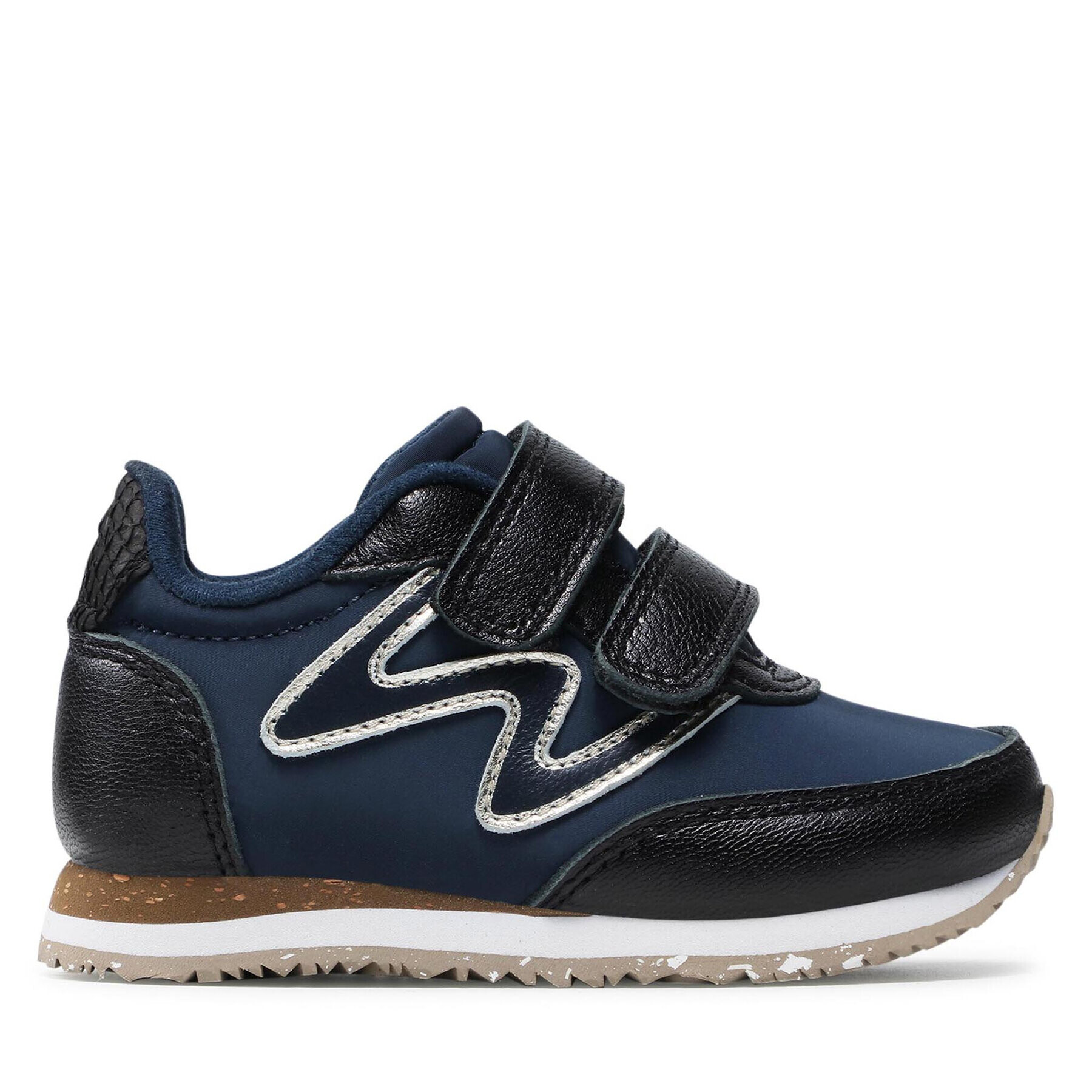 Woden Sneakers Manu Metallic WK083 Bleumarin - Pled.ro