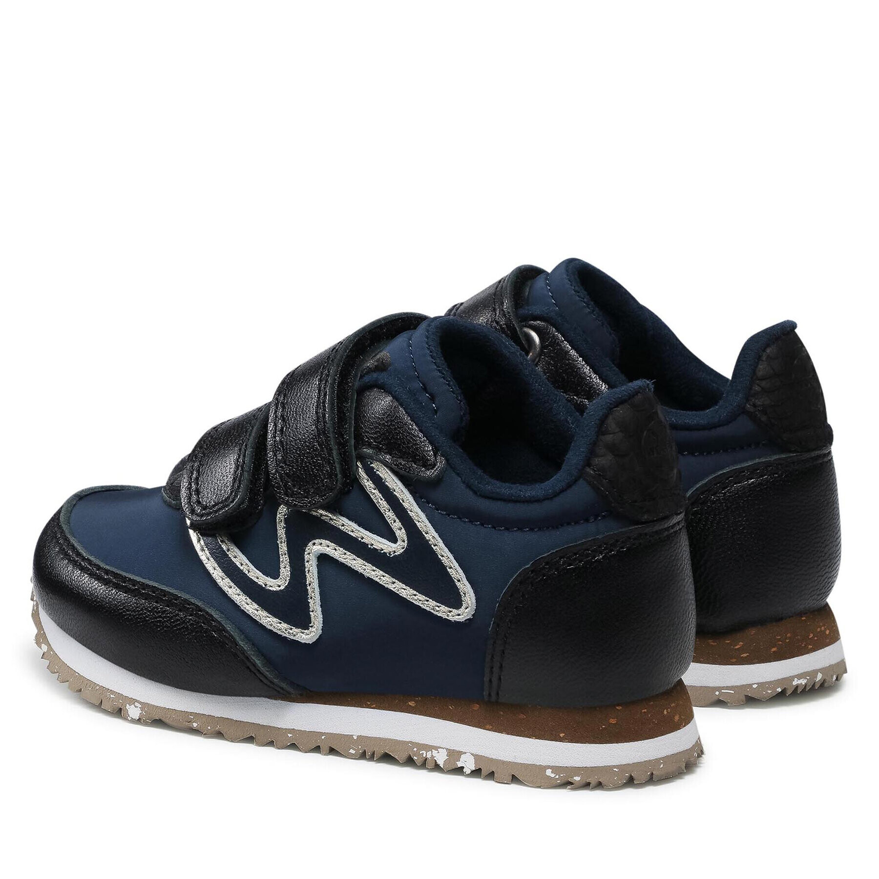 Woden Sneakers Manu Metallic WK083 Bleumarin - Pled.ro