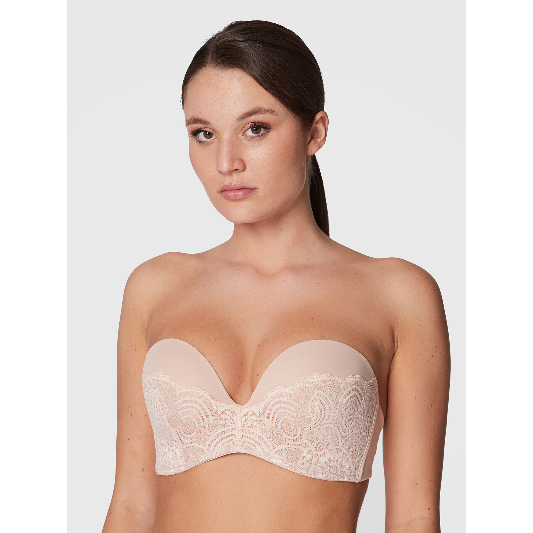 Wonderbra Sutien Bardot WB000BHO Bej - Pled.ro