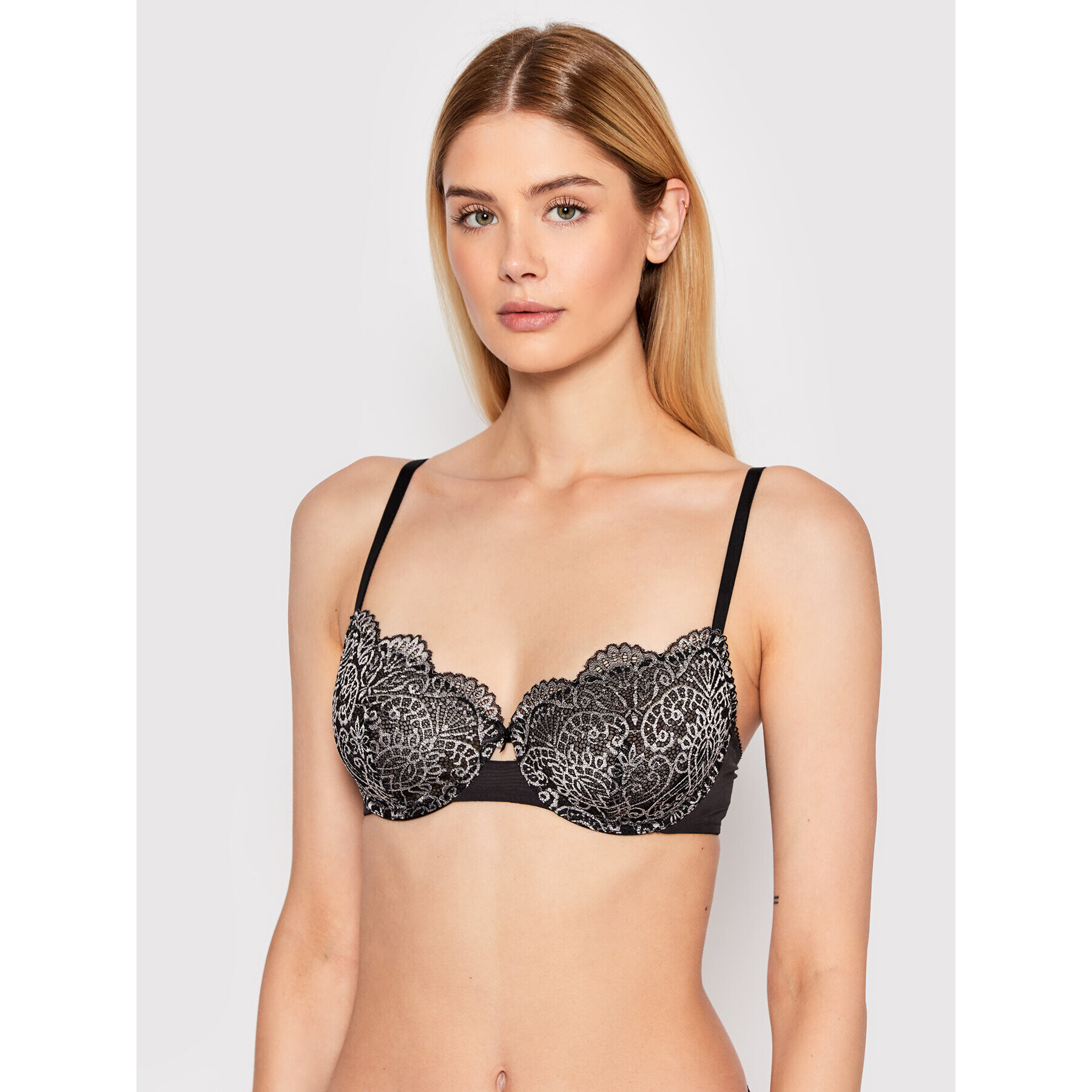 Wonderbra Sutien cu armătură WB000AQ8 Negru - Pled.ro