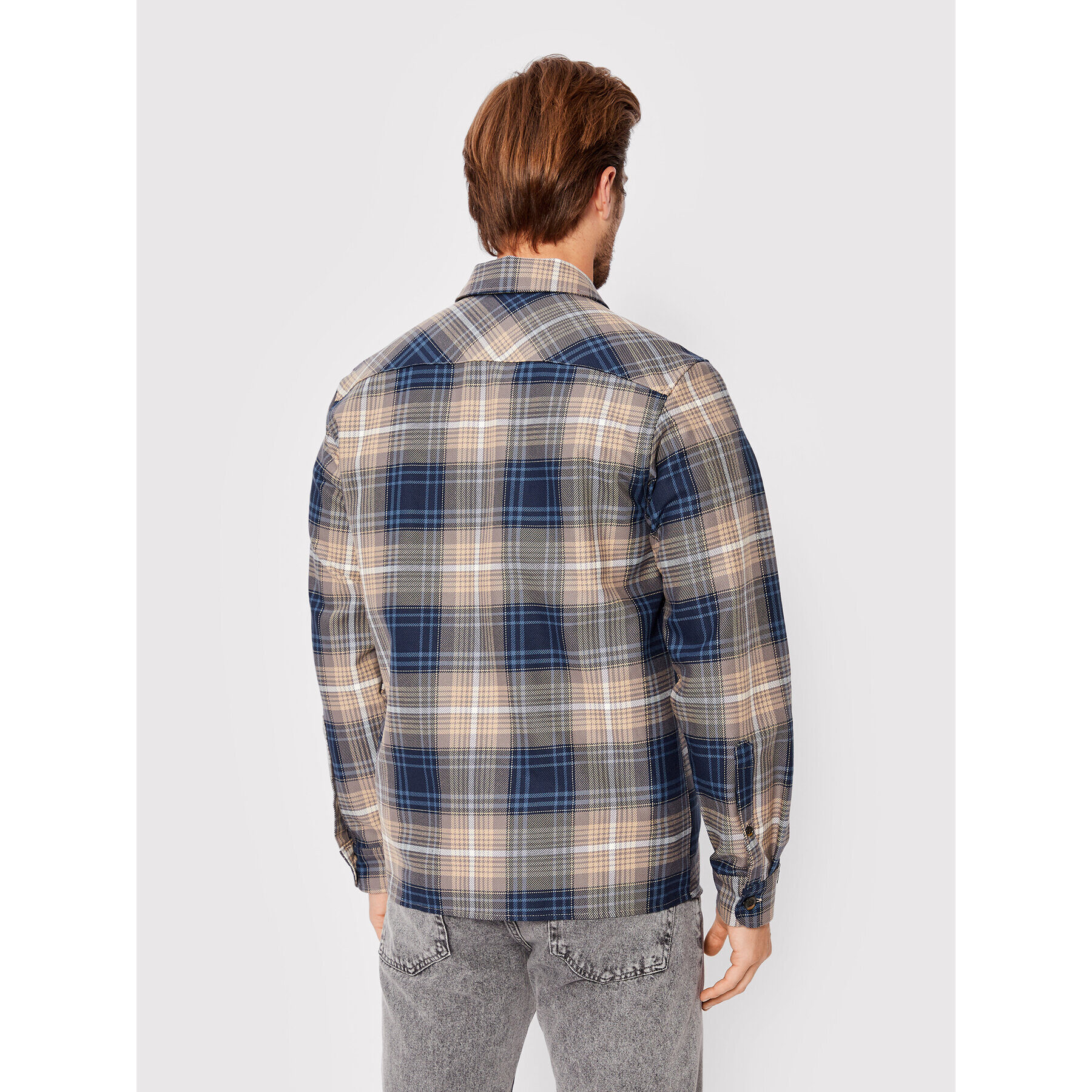 Woodbird Cămașă Buel Check 2236-706 Bleumarin Regular Fit - Pled.ro