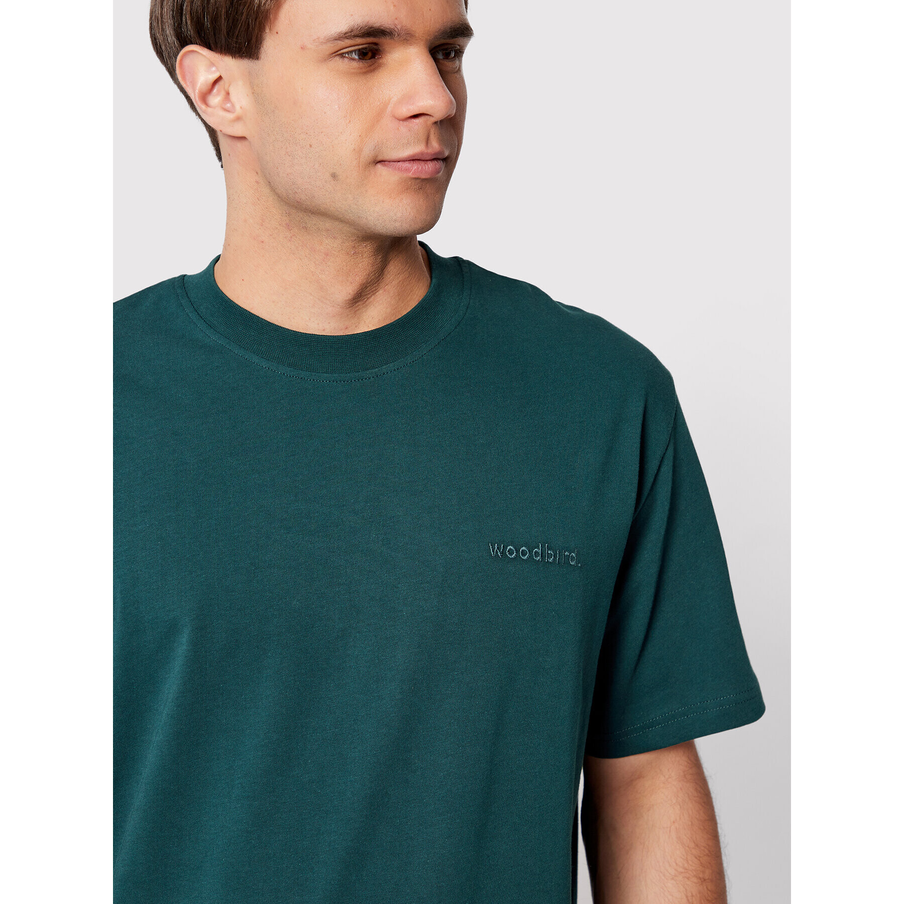 Woodbird Tricou Baine Base 2216-430 Verde Regular Fit - Pled.ro