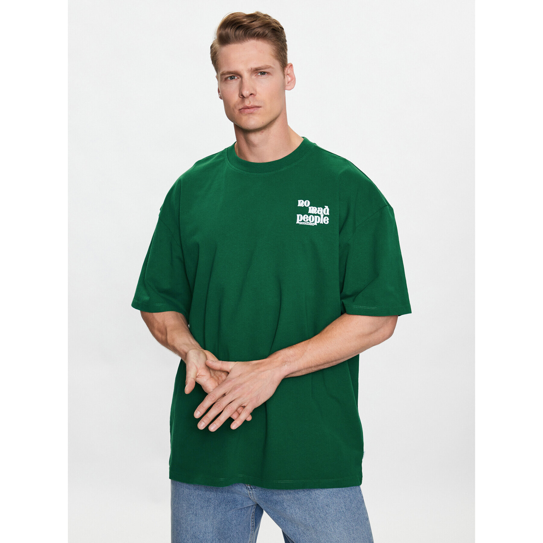 Woodbird Tricou Bose Safe 2316-409 Verde Regular Fit - Pled.ro