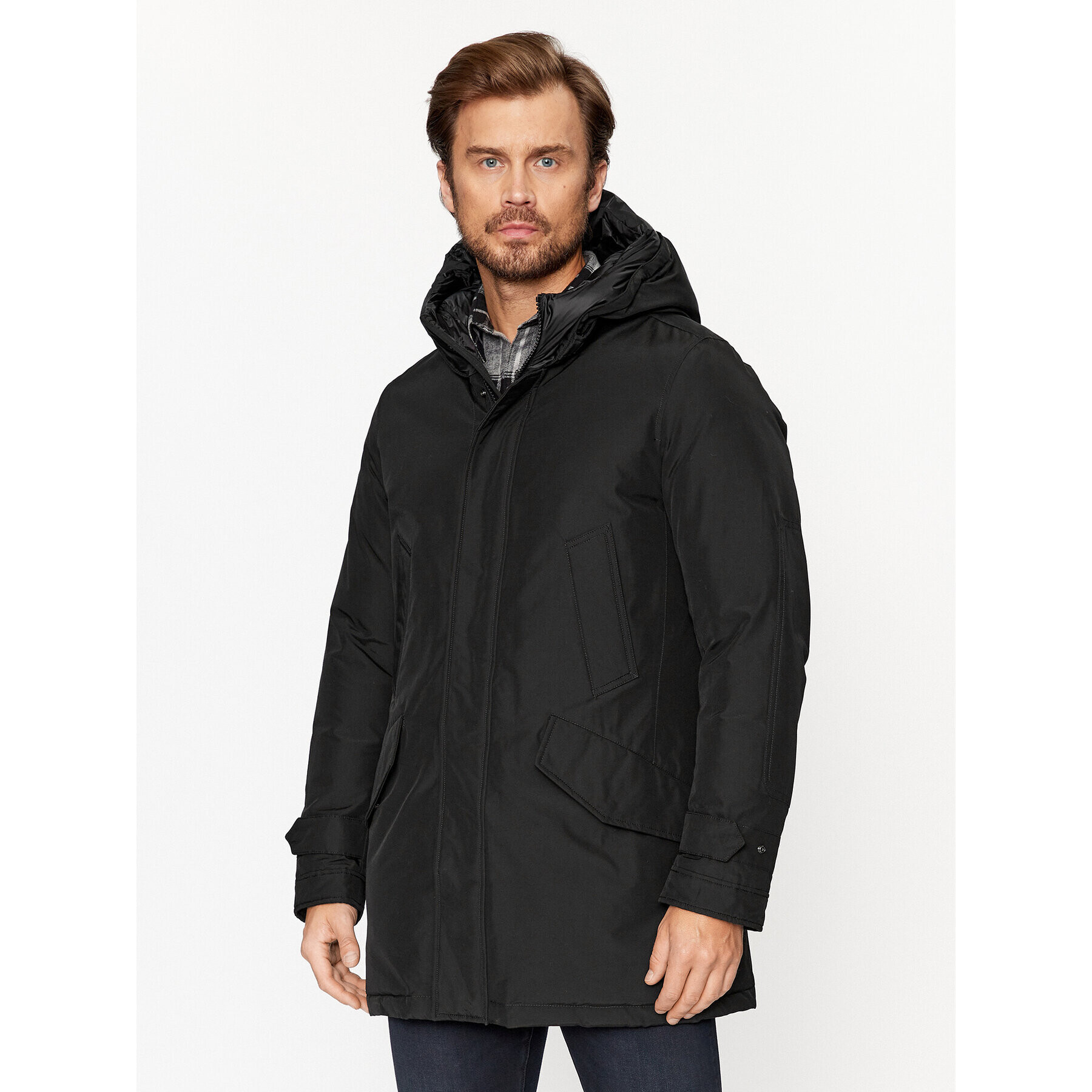 Woolrich Geacă de iarnă Polar CFWOOU0487MRUT0001 Negru Regular Fit - Pled.ro