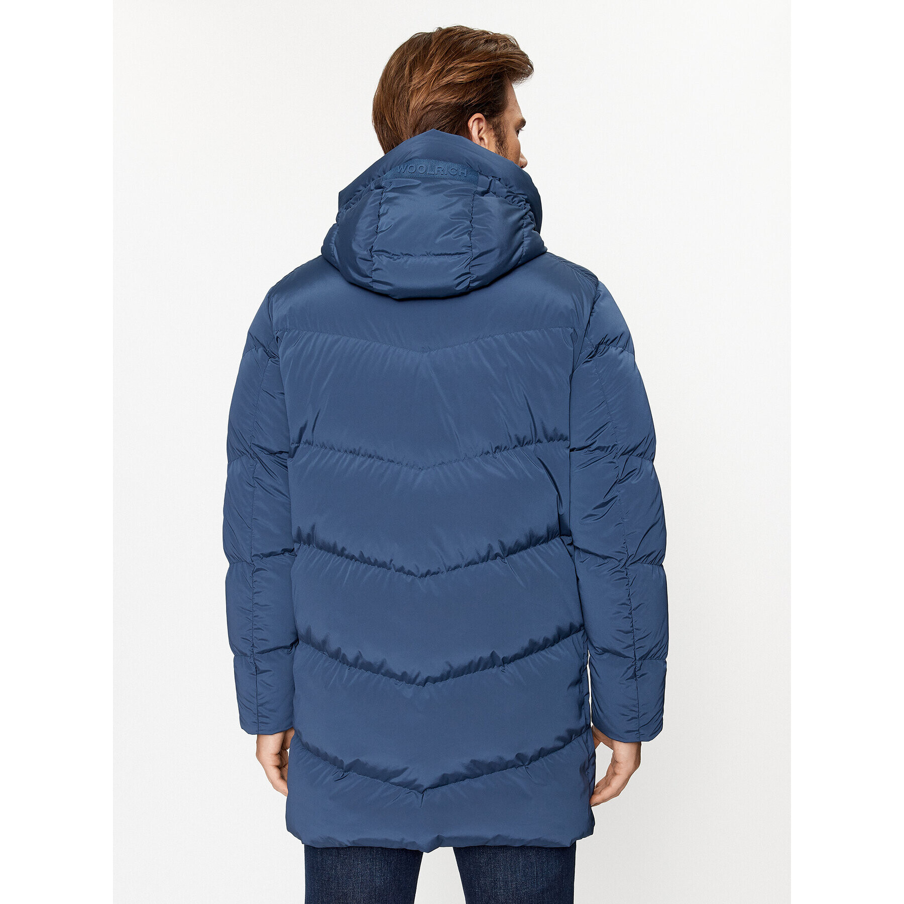 Woolrich Geacă din puf Premium CFWOOU0775MRUT3515 Bleumarin Regular Fit - Pled.ro