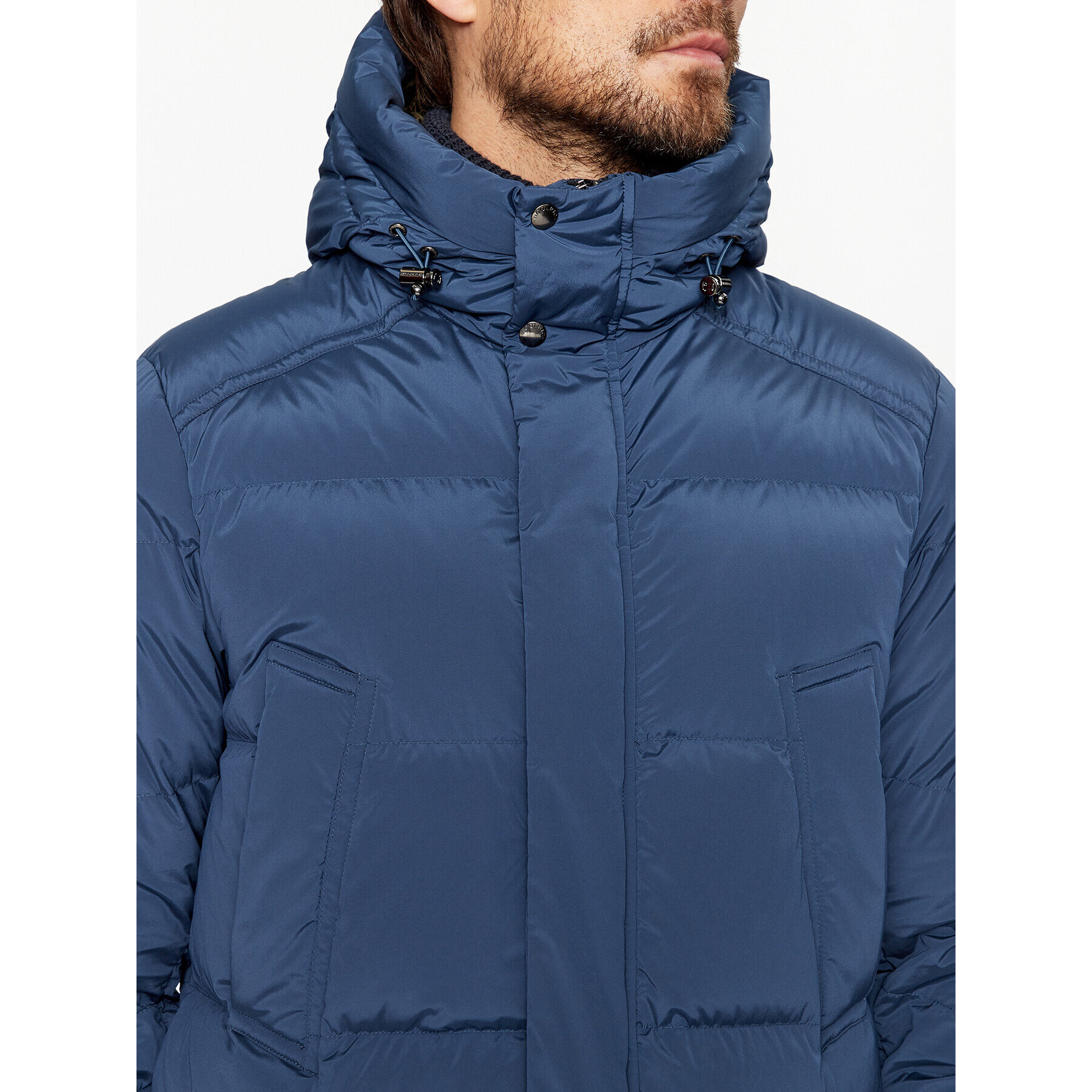 Woolrich Geacă din puf Premium CFWOOU0775MRUT3515 Bleumarin Regular Fit - Pled.ro