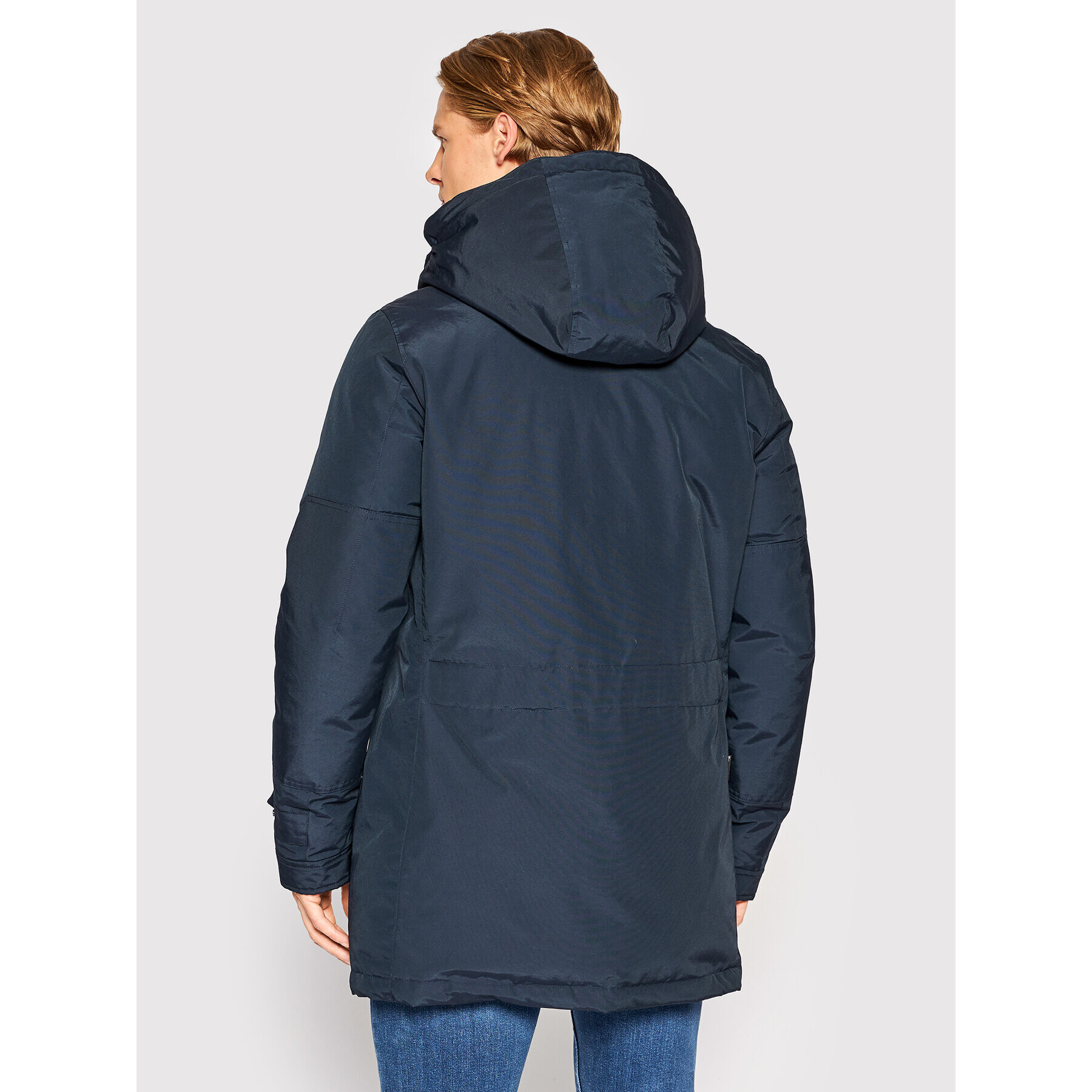 Woolrich Geacă de iarnă Polar High Collar CFWOOU0487MRUT0001 Bleumarin Regular Fit - Pled.ro