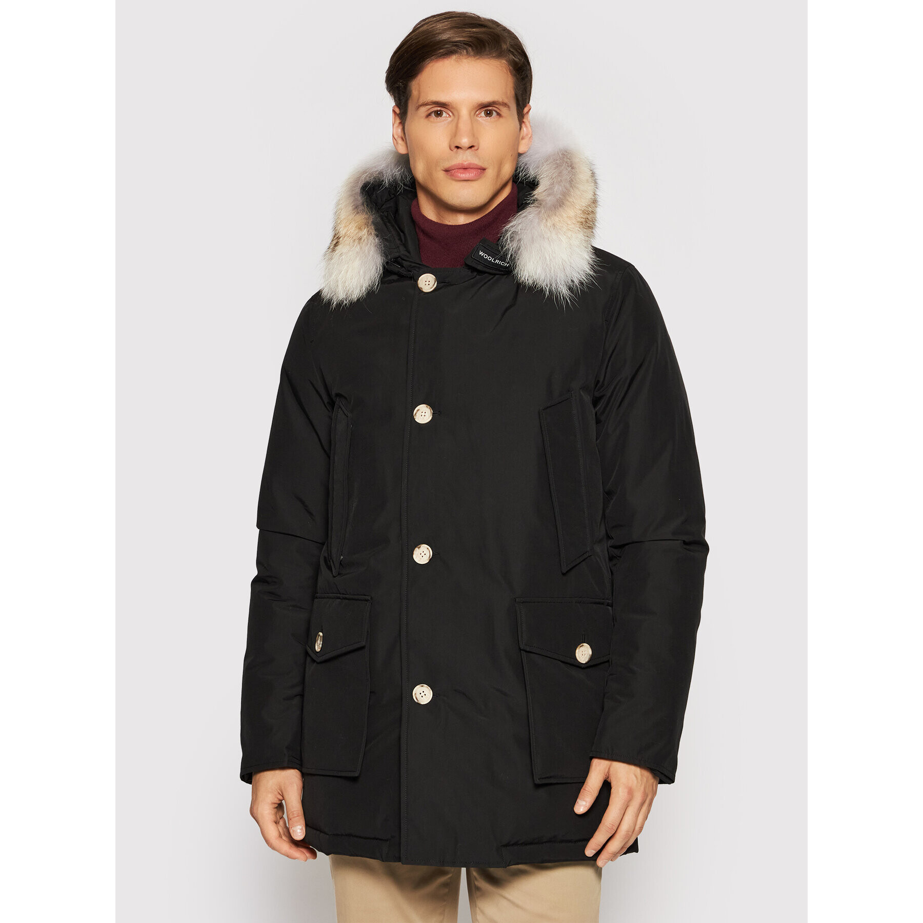 Woolrich Hanorac Arctic CFWOOU0482MRUT0001 Negru Regular Fit - Pled.ro