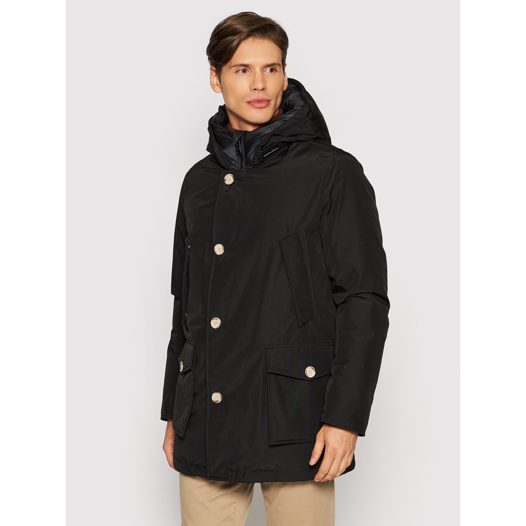 Woolrich Hanorac Arctic CFWOOU0483MRUT0001 Negru Regular Fit - Pled.ro