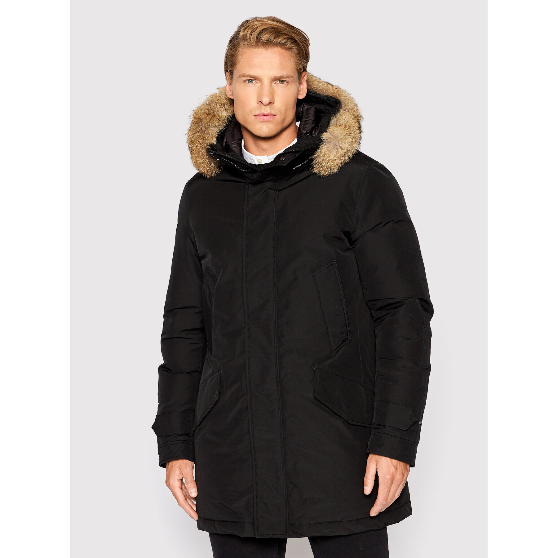 Woolrich Hanorac Polar CFWOOU0486MRUT0001 Negru Regular Fit - Pled.ro