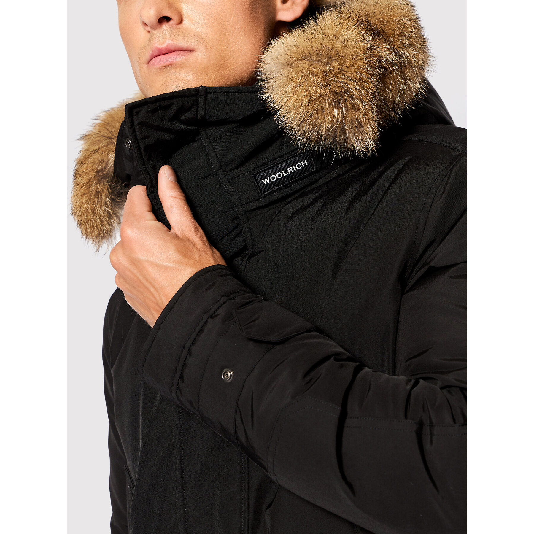 Woolrich Hanorac Polar CFWOOU0486MRUT0001 Negru Regular Fit - Pled.ro