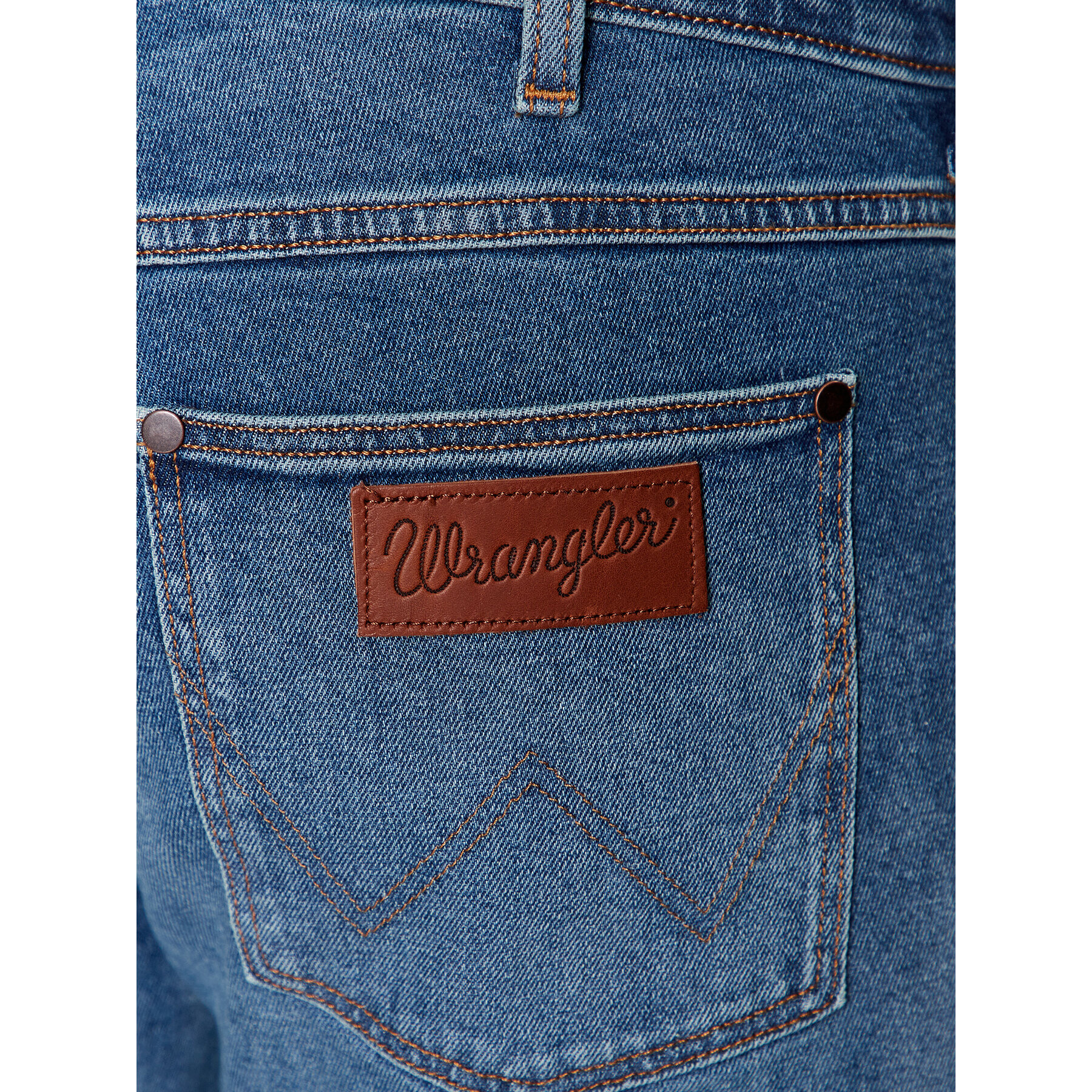 Wrangler Blugi Greensboro 112341415 Albastru Regular Fit - Pled.ro