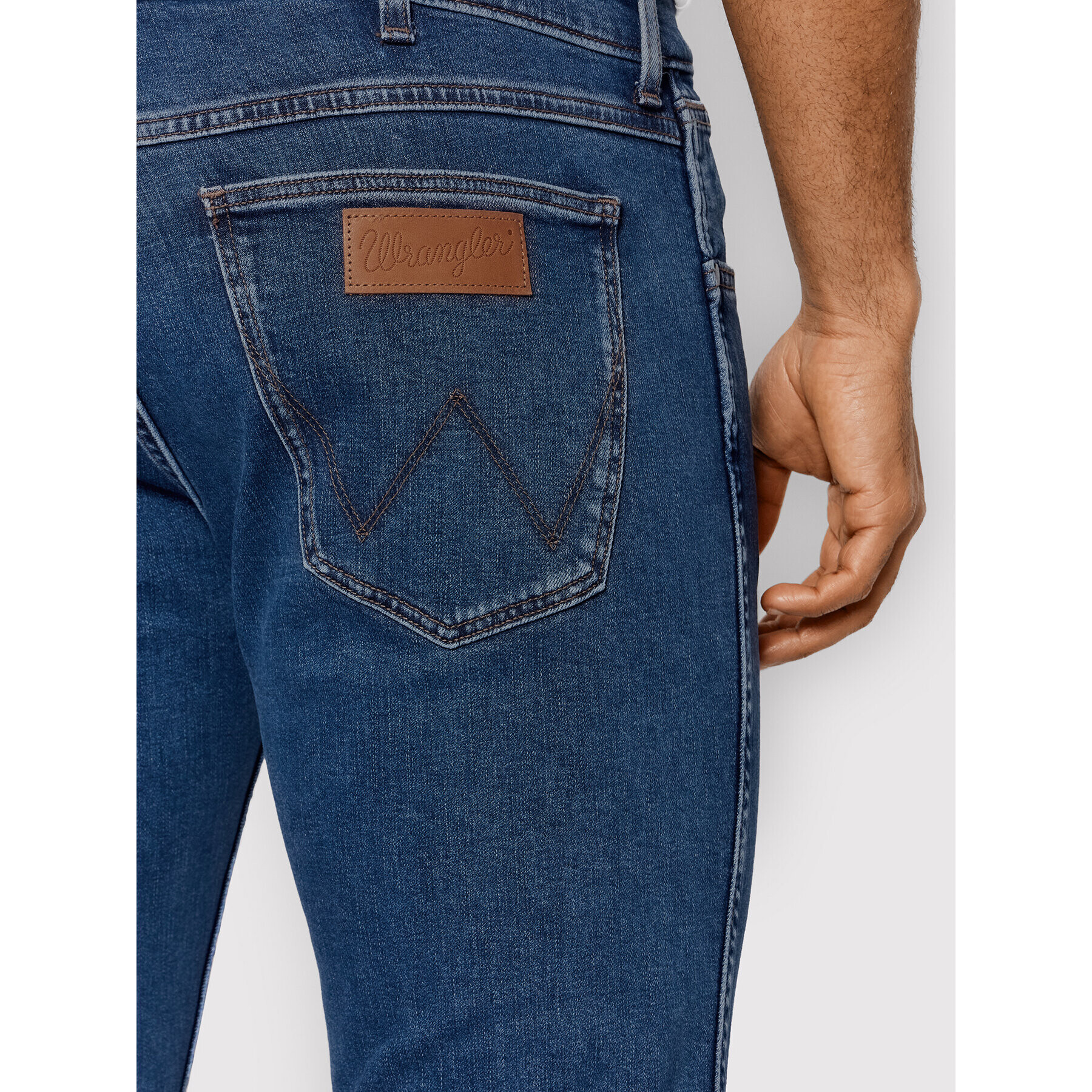 Wrangler Blugi Greensboro W15QYI39U Albastru Regular Fit - Pled.ro