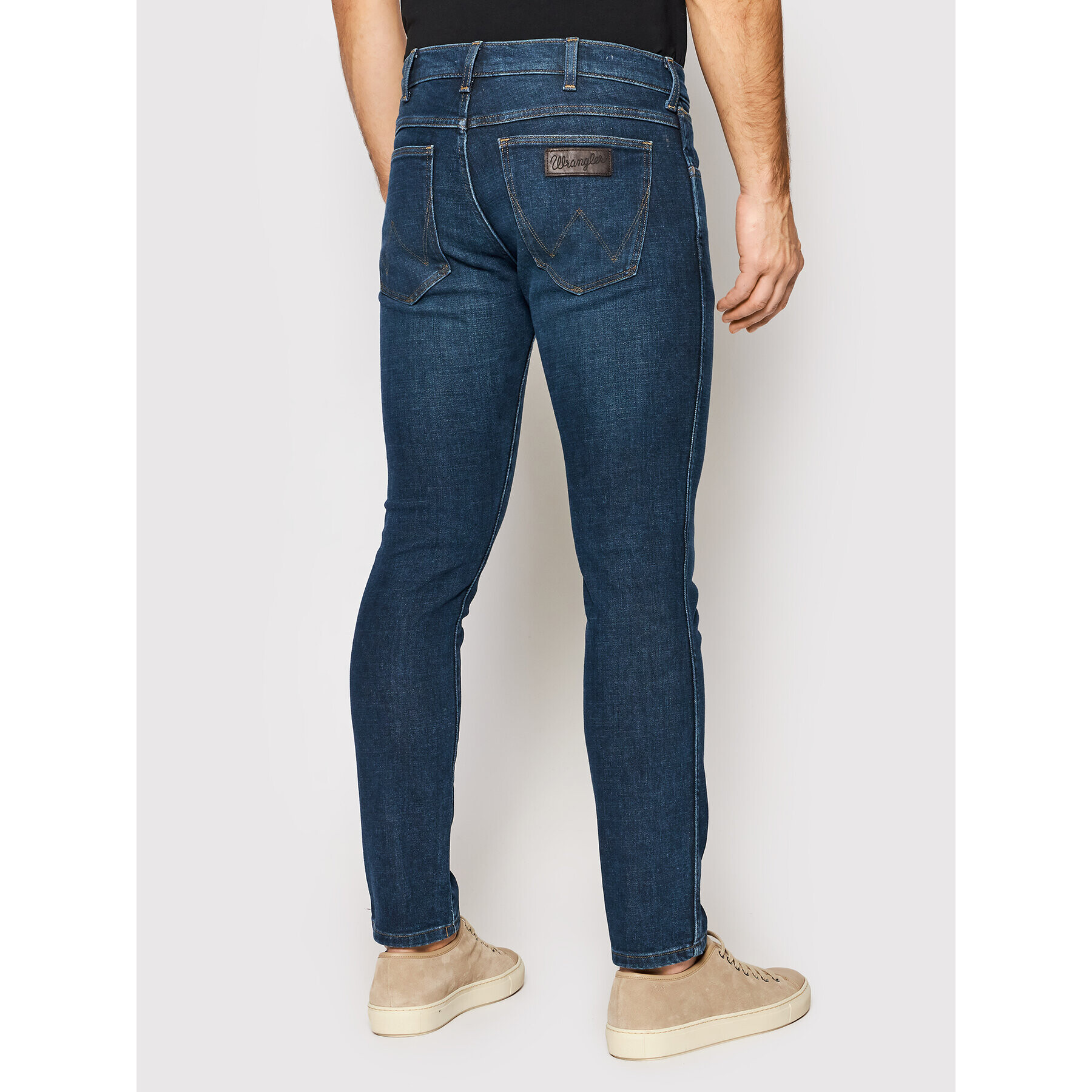 Wrangler Blugi Larston W18S28292 Bleumarin Slim Fit - Pled.ro