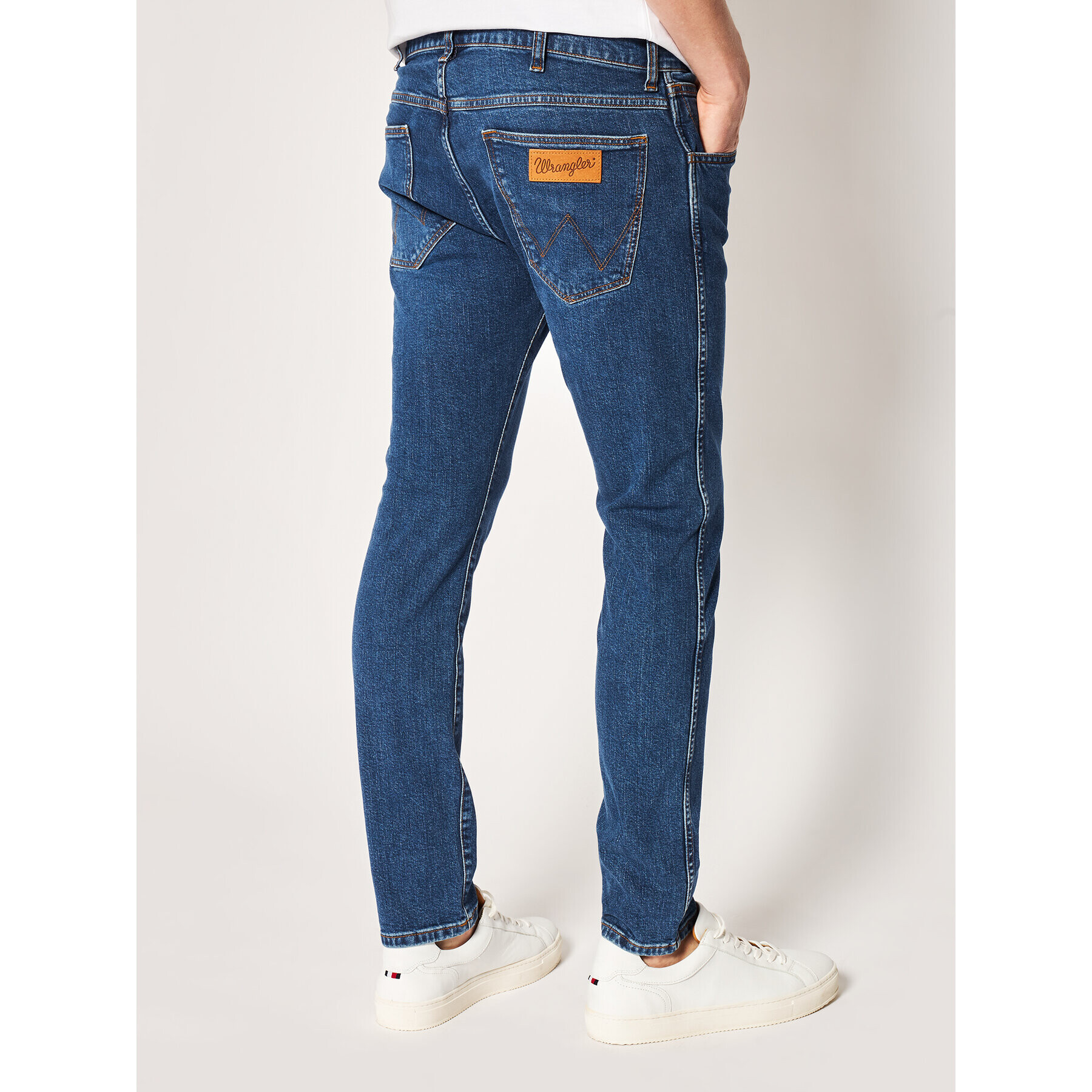 Wrangler Blugi Skinny Fit Bryson W14XT112E Bleumarin Skinny Fit - Pled.ro